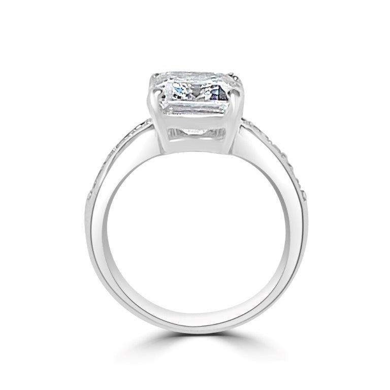 .75CT Oval Diamond Veneer 14K Gold Engagement Ring. 635R006K