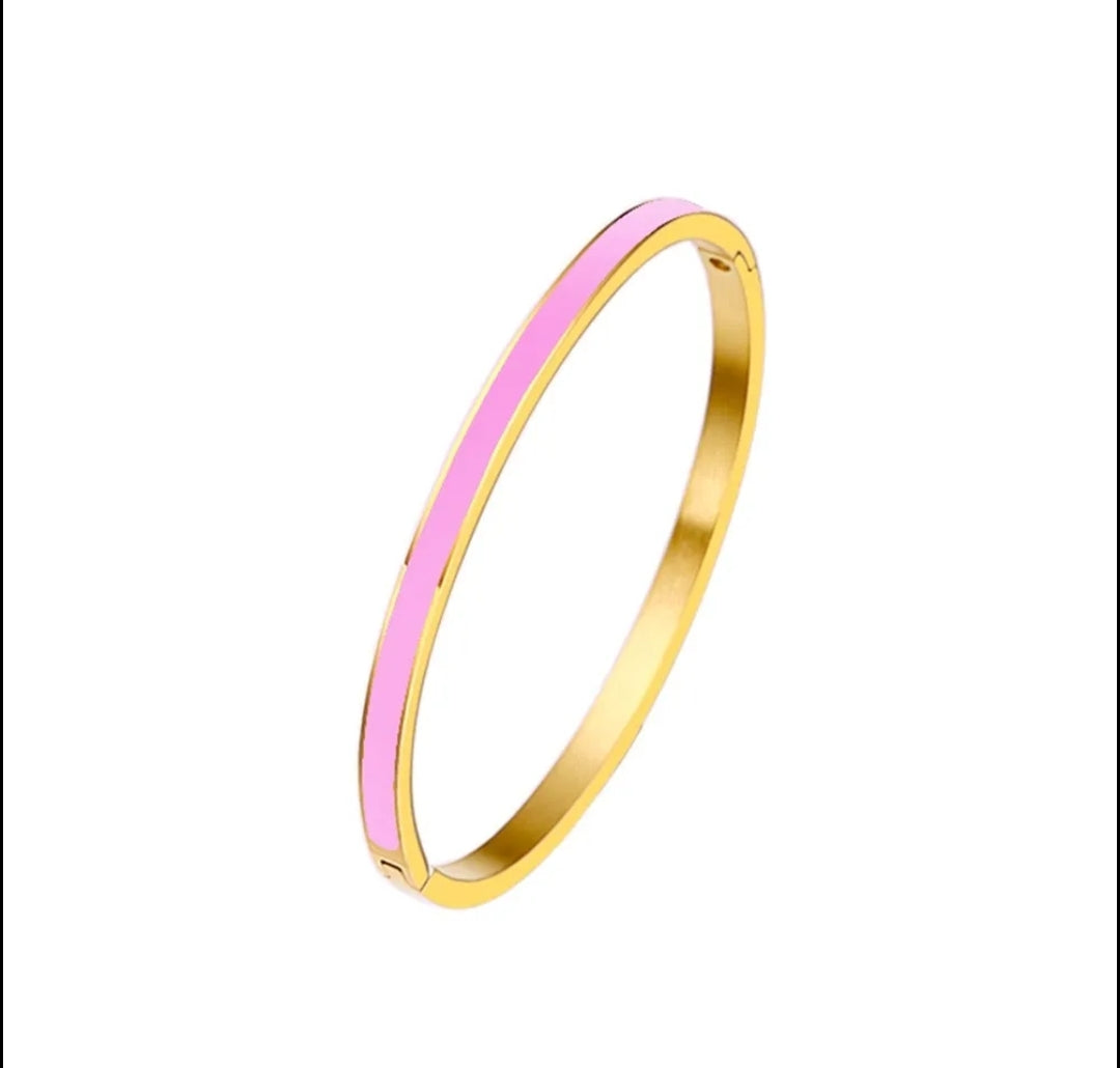 Stackable Enamel Bracelet Bangle Zirconite. 852B100