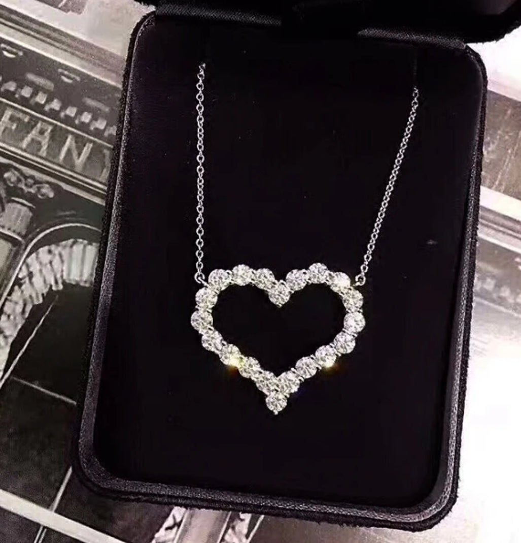 Cubic Zirconia Heart Pendant Zirconite.851P117