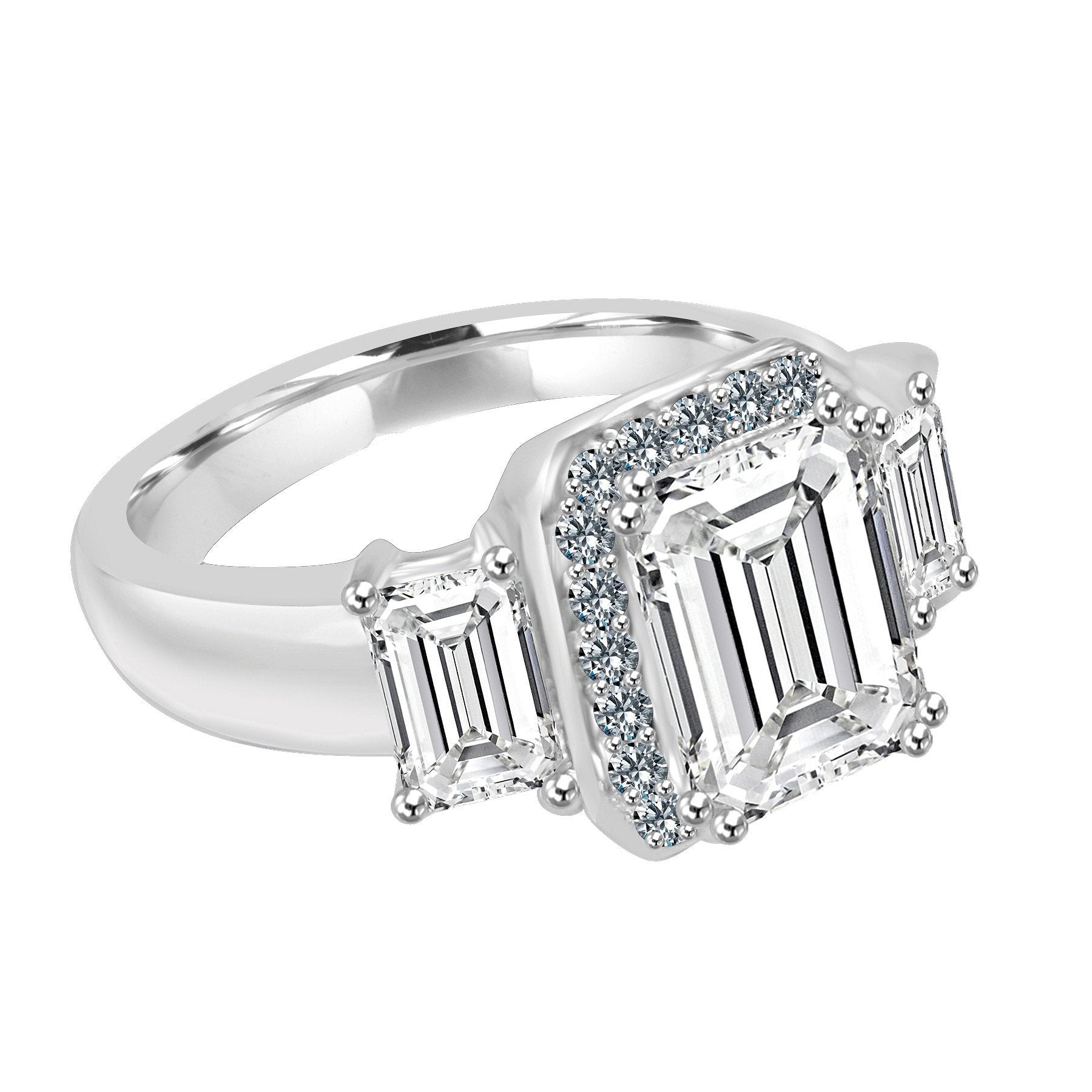 2CT Diamond Veneer Cubic Zirconia Ring. 635R72227