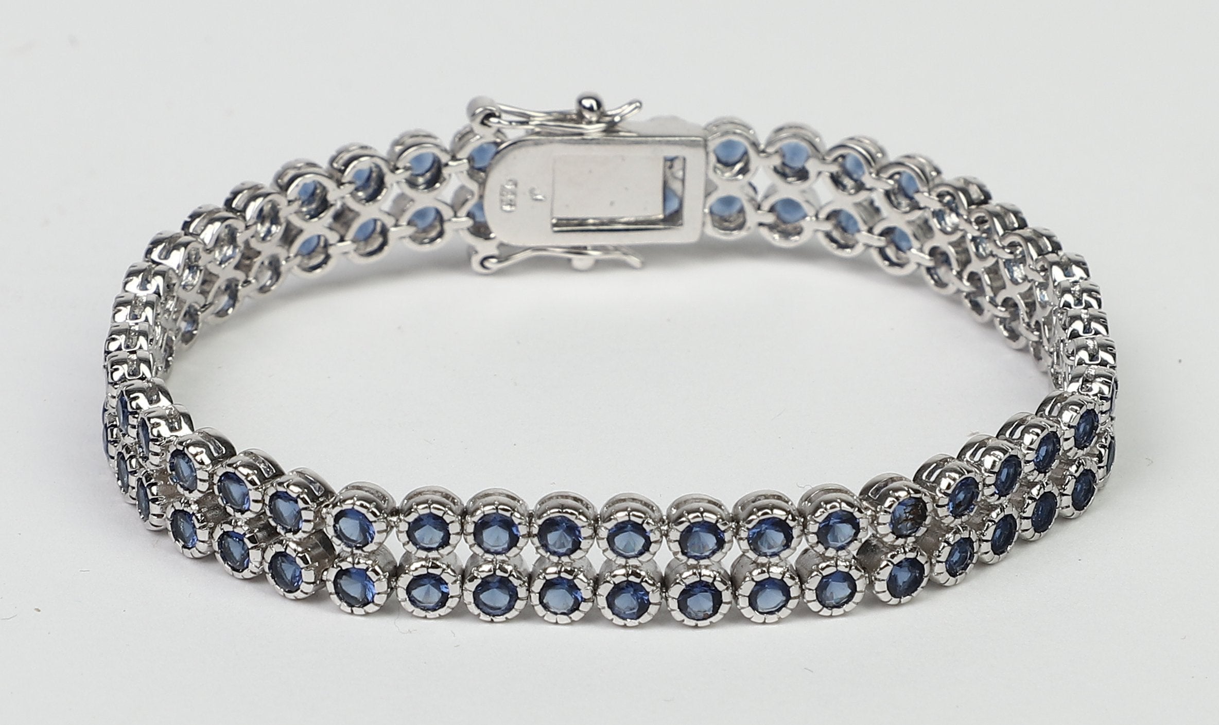 Zirconite Cubic Zirconia Two rows Bracelet. AH3559