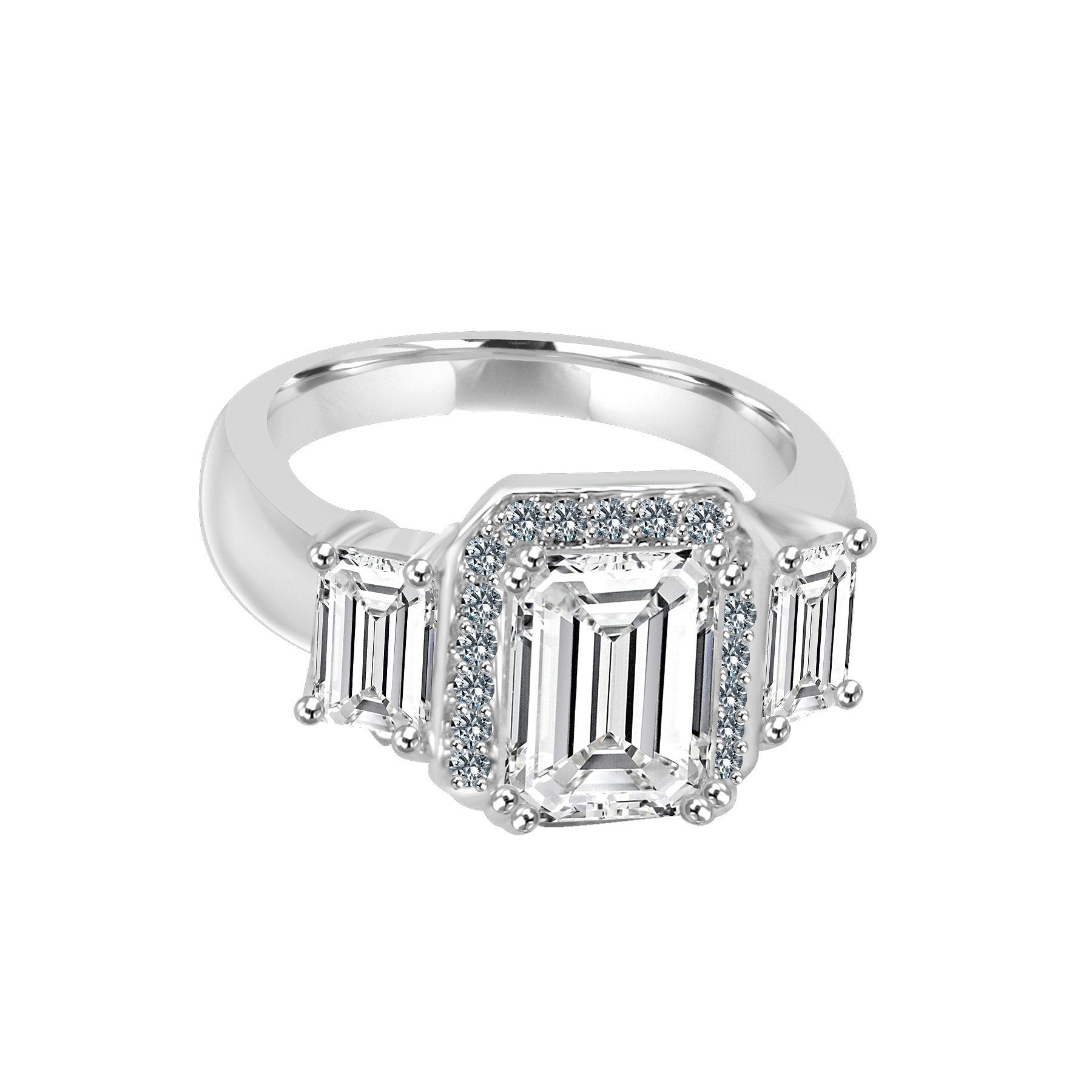 2CT Diamond Veneer Cubic Zirconia Ring. 635R72227