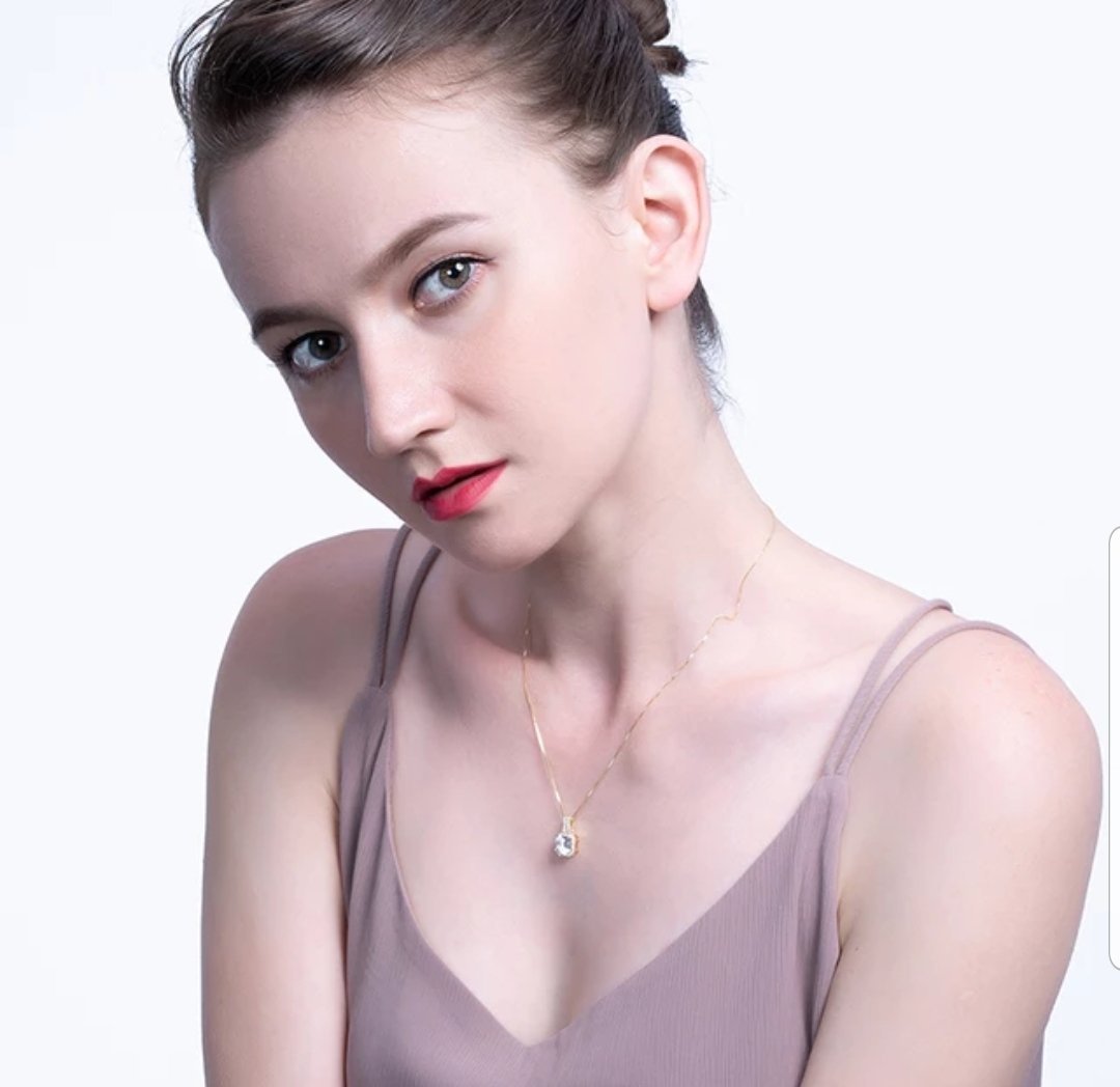 2CT Round  Diamond Veneer Cubic Zirconia Pendant. 820P174