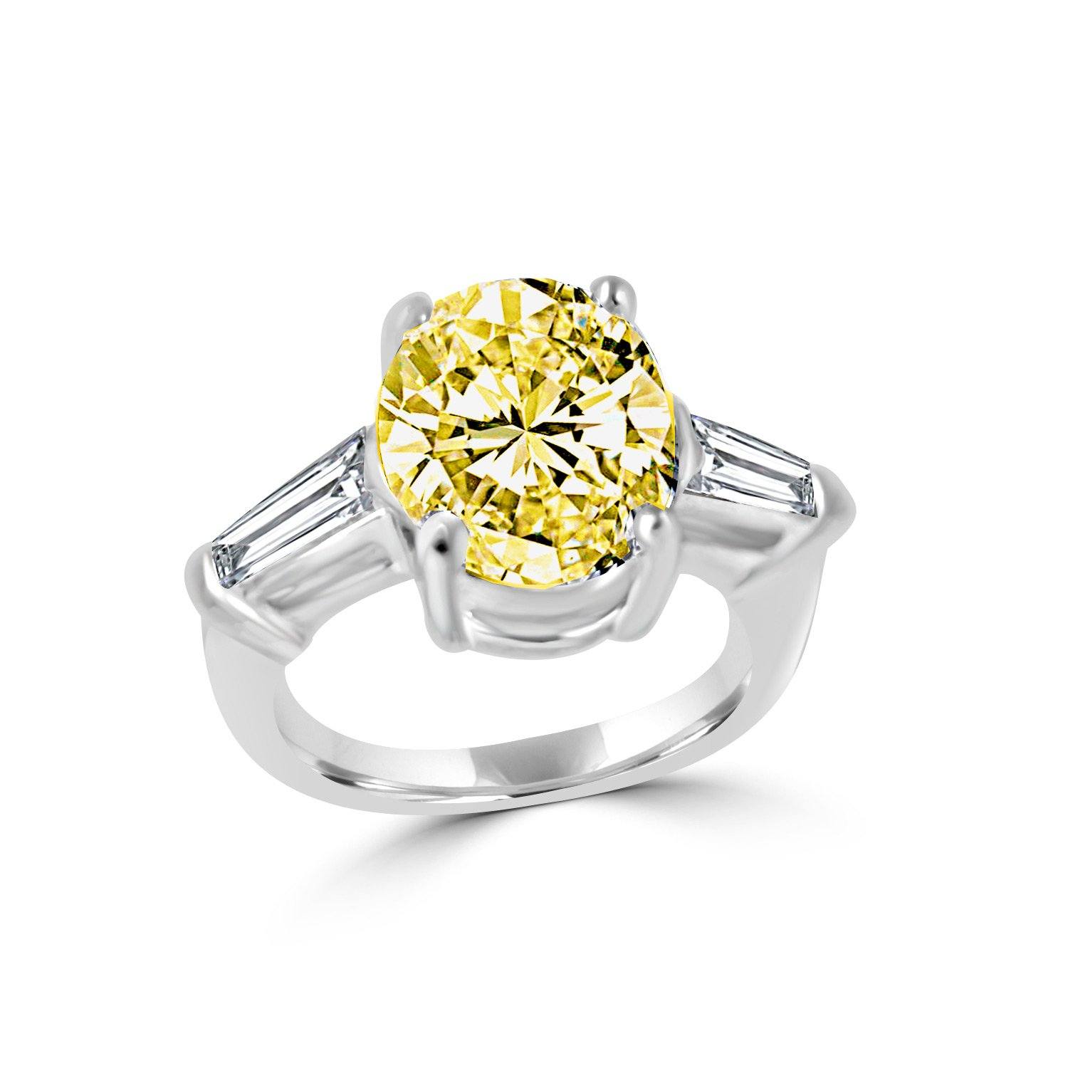 Oval Diamond Veneer Cubic Zirconia Ring 635R72089