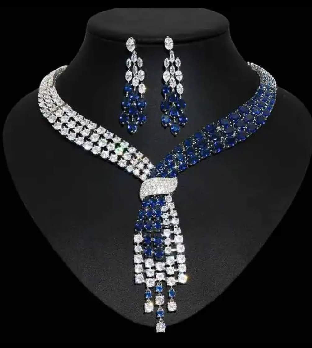 Couture Necklace Cubic Zirconia Zirconite Set. 841S30090