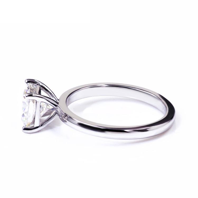 Square Cushion Diamond Veneer Solitaire Ring. 635R208
