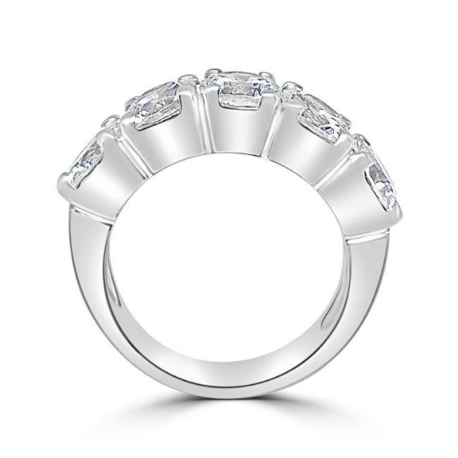Cubic Zirconia Top Eternity Band Ring. 501R20301