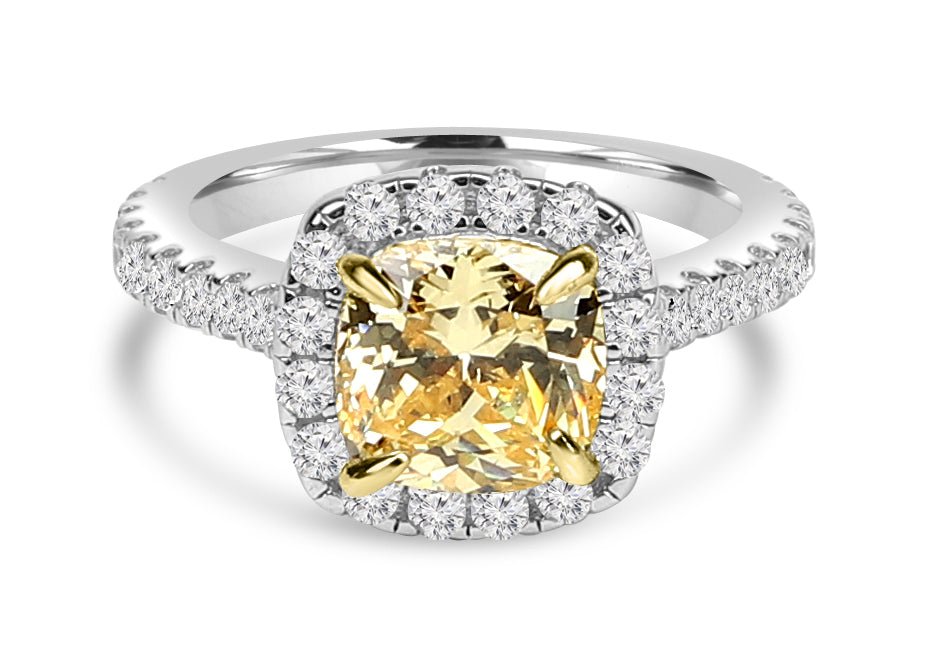 Cushion Square Cubic Zirconia Diamond Veneer Ring.  800R074