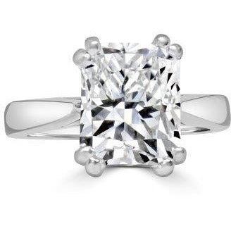 .75CT Oval Diamond Veneer 14K Gold Engagement Ring. 635R006K