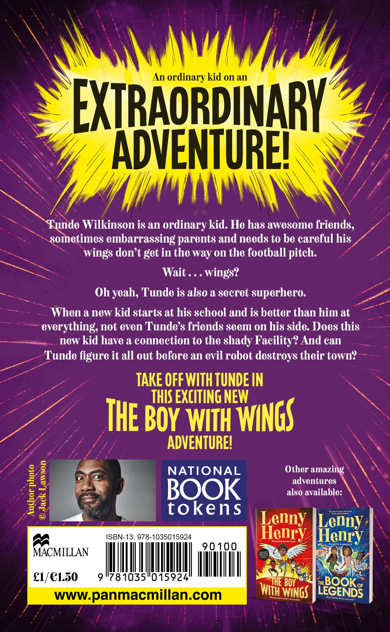 The Boy With Wings: World Book Day 2023 by Lenny Henry - Ages 9-11 - Paperback