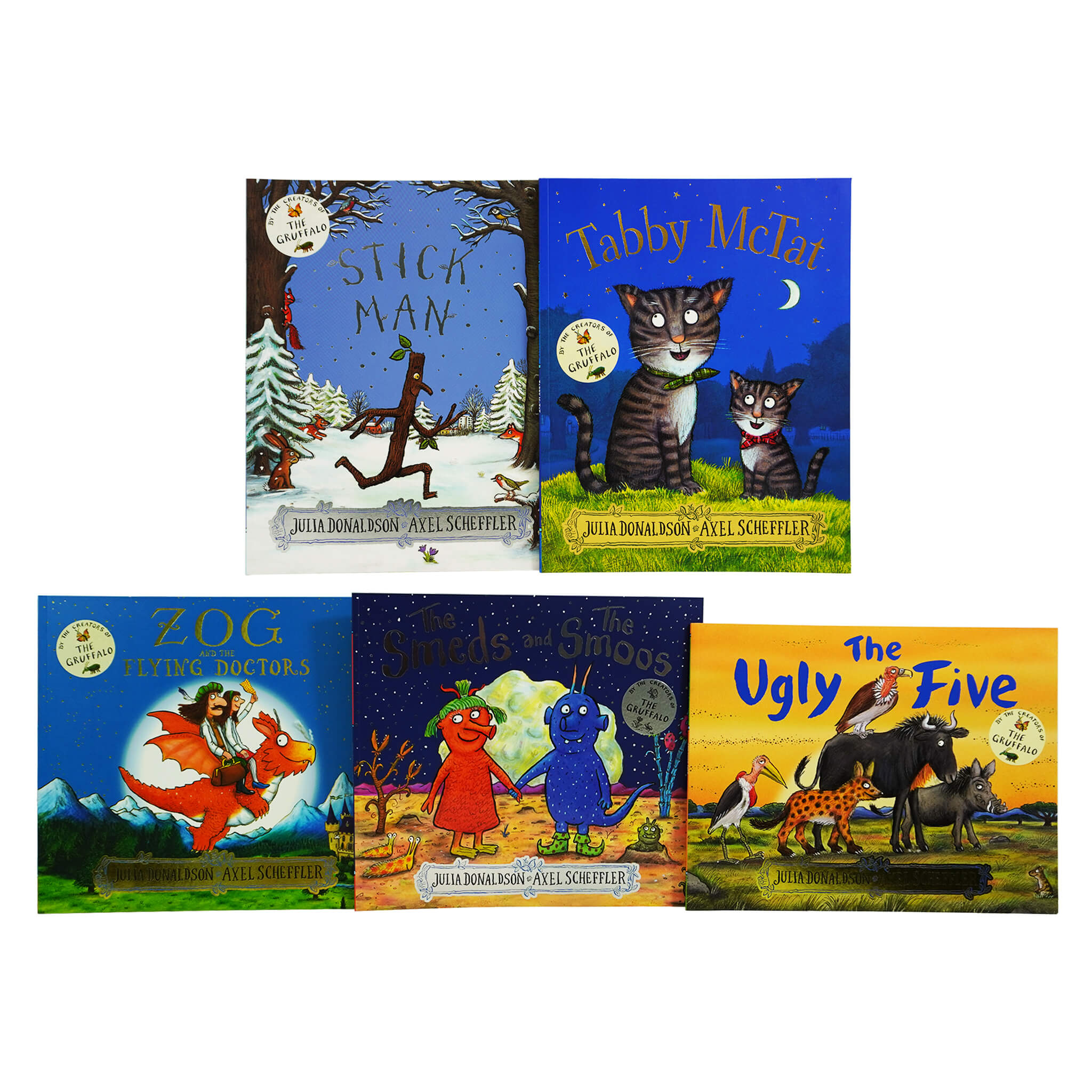 Julia Donaldson Children Collection 5 Books Set - Ages 2-7 - Paperback