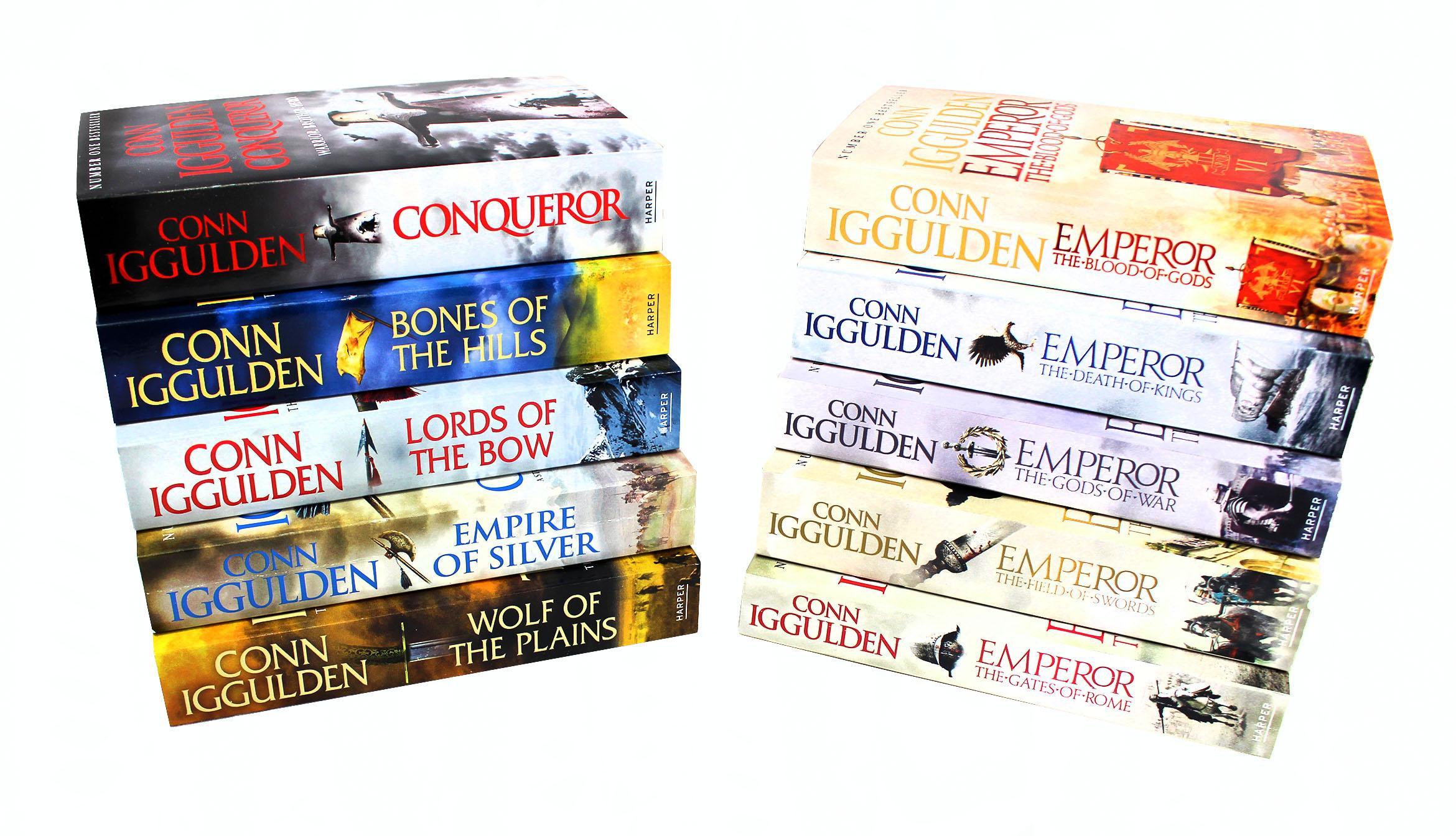 Conn Iggulden Conqueror and Emperror Series 10 Books Collection - Adult - Paperback
