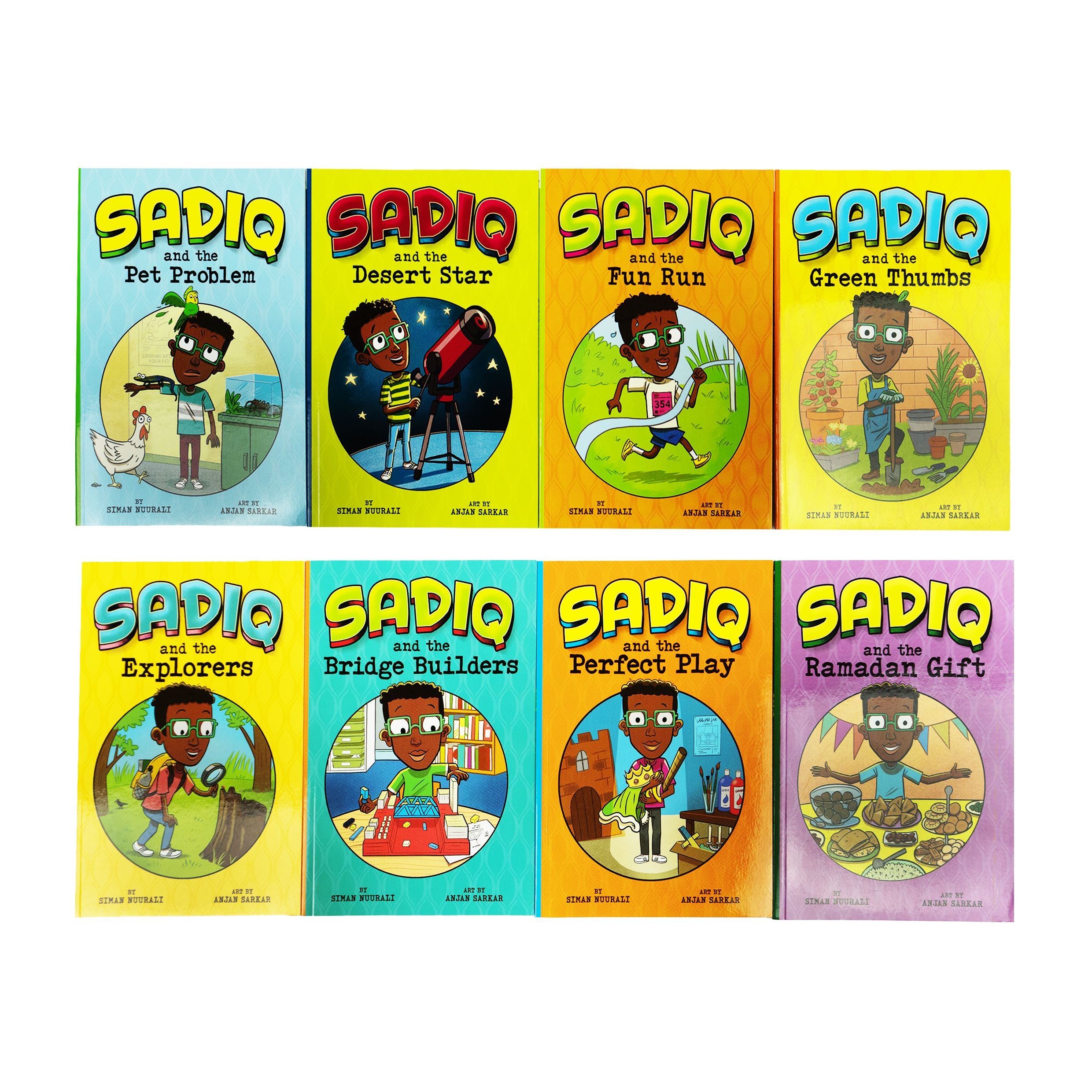 Sadiq Collection by Siman Nuurali 8 Books Collection Set - Ages 6-8 - Paperback