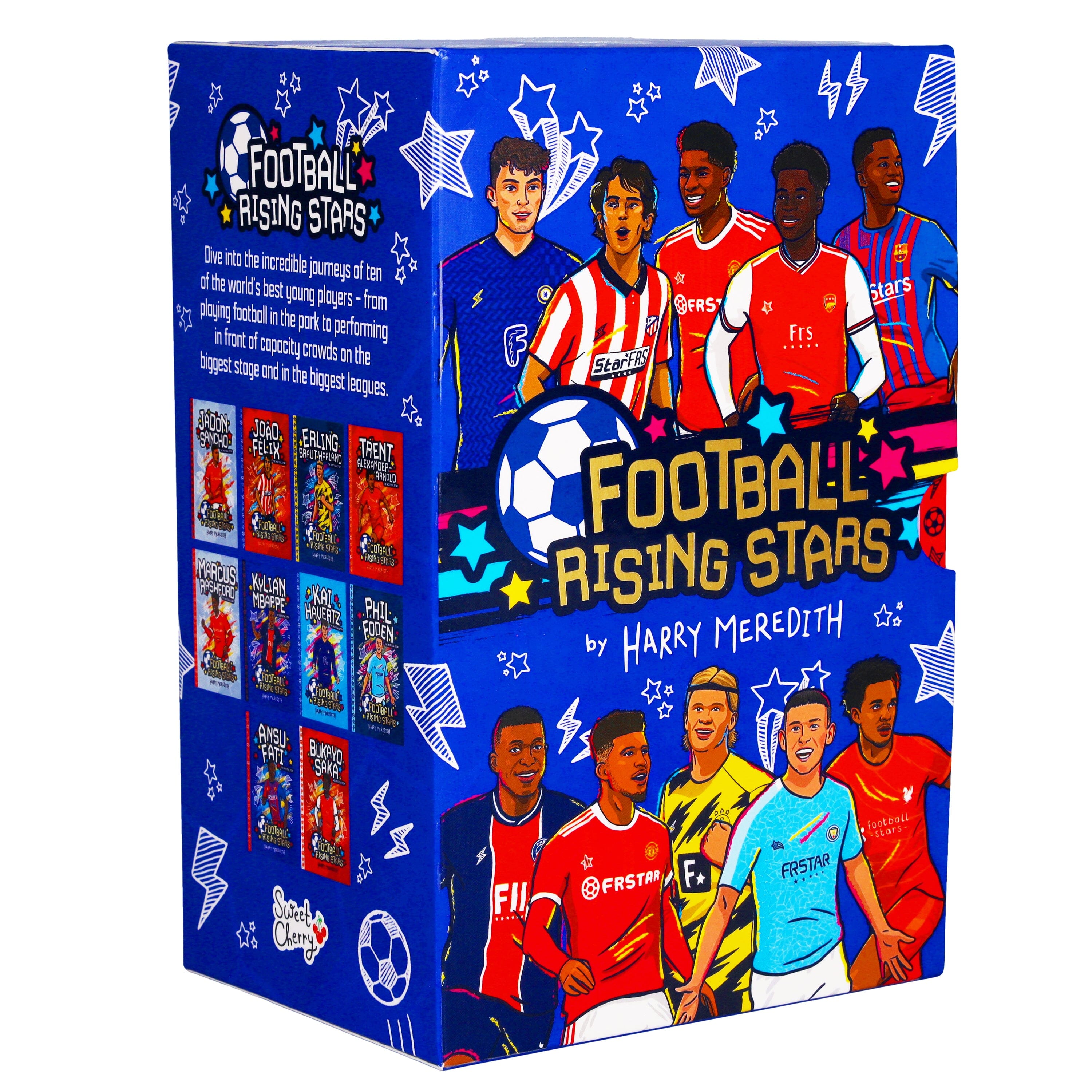Football Rising Stars By Harry Meredith 10 Books Box Set - Ages 7-9 - Paperback