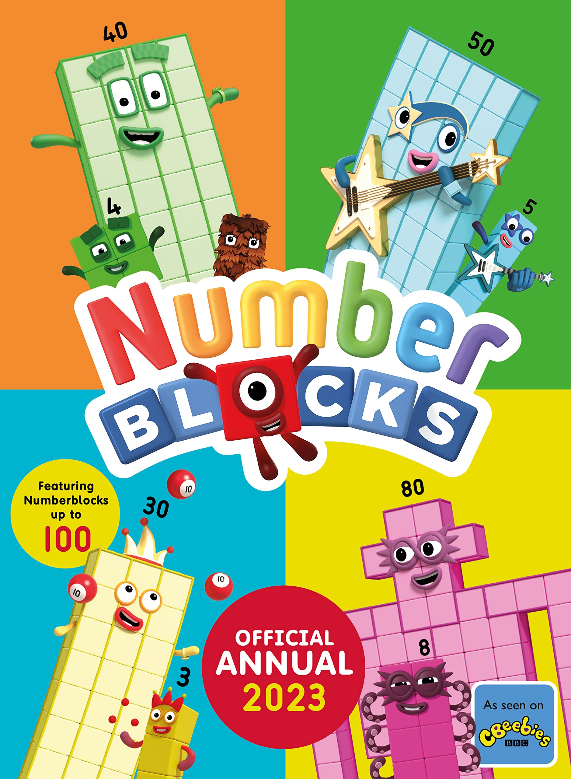 Numberblocks Official Annual 2023 By Sweet Cherry Publishing - Ages 4+ - Hardback