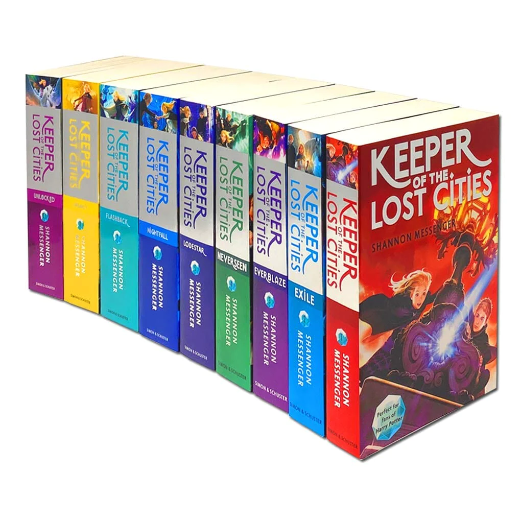 Keeper of the Lost Cities by Shannon Messenger 9 Books Set - Young Adult - Paperback