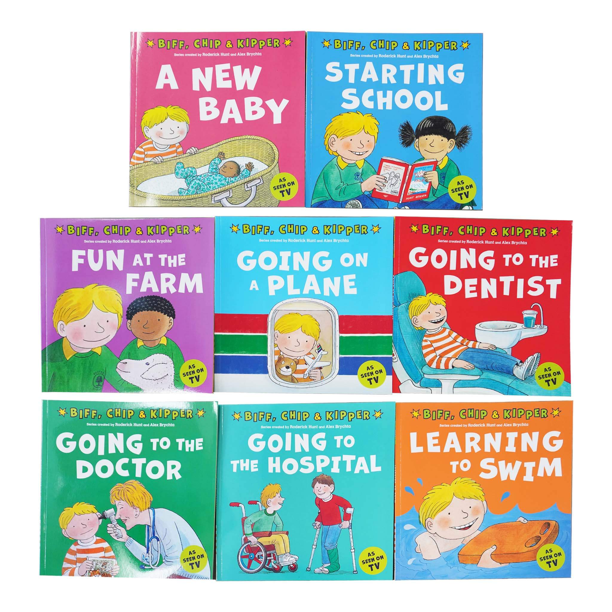 First Experiences with Biff, Chip & Kipper 8 Books Collection By Roderick Hunt - Age 2+ - Paperback