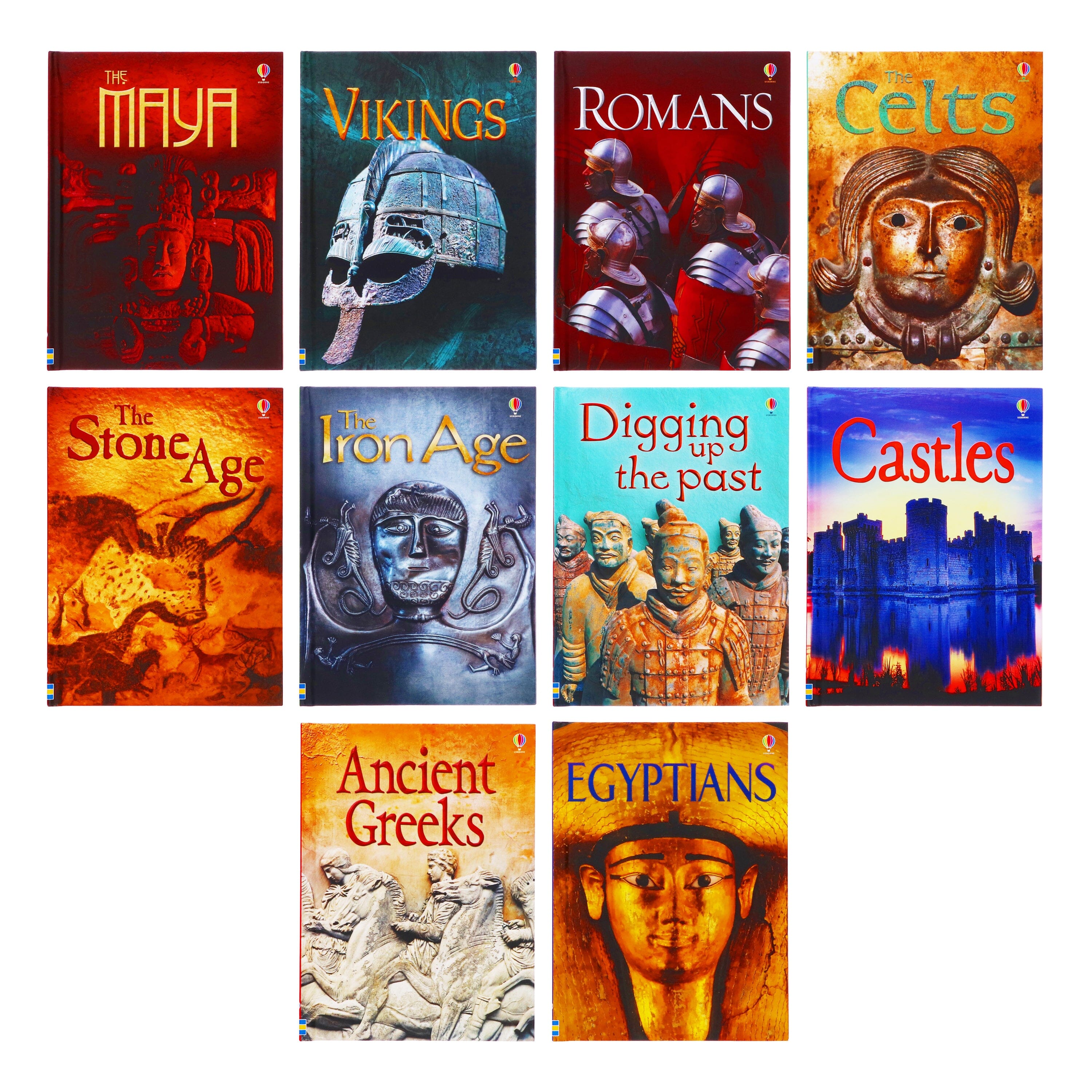 Usborne Beginners History 10 Books Collection Box Set - Ages 9-14 - Hardback