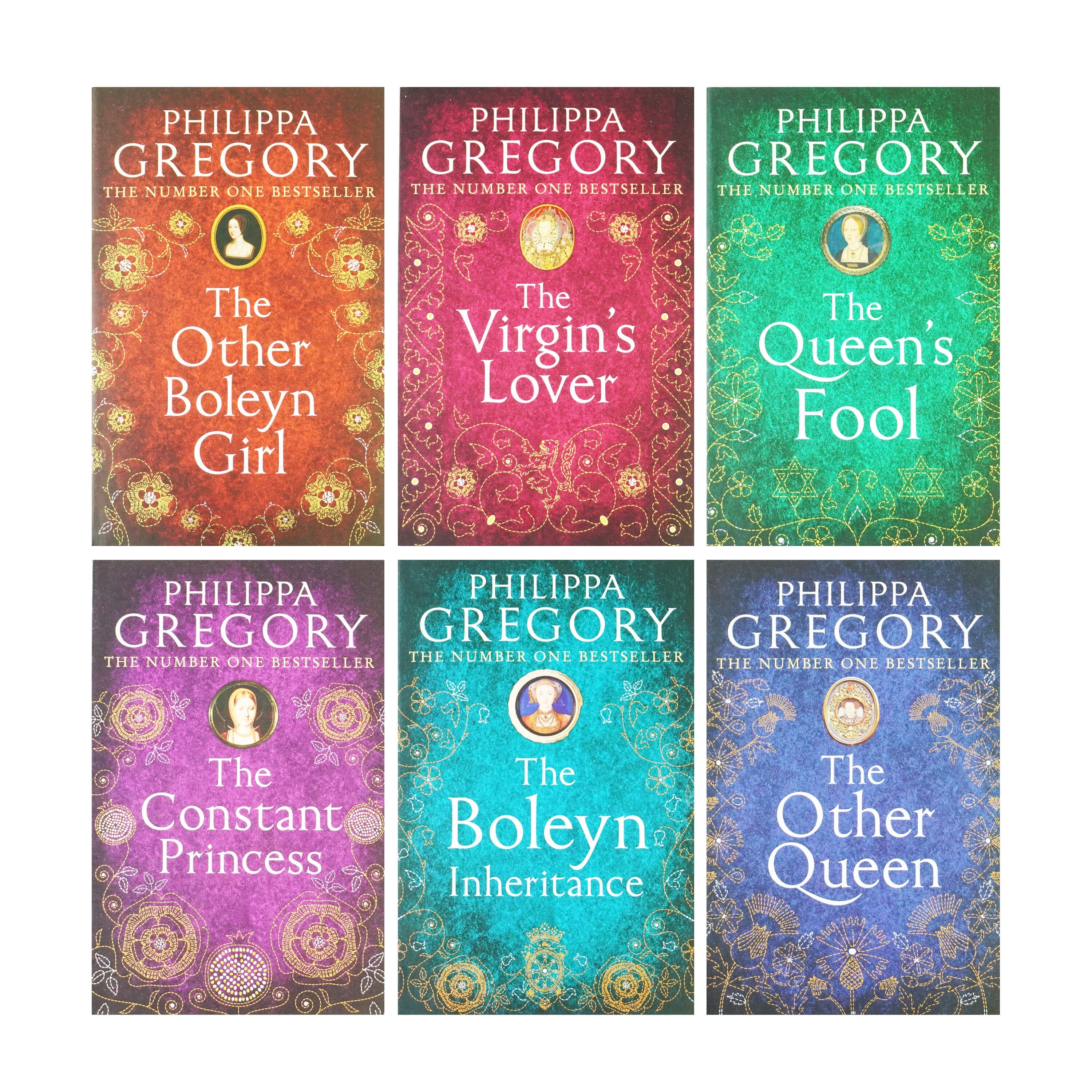 Tudor Court Novels 6 Books Collection Set By Philippa Gregory - Fiction - Paperback