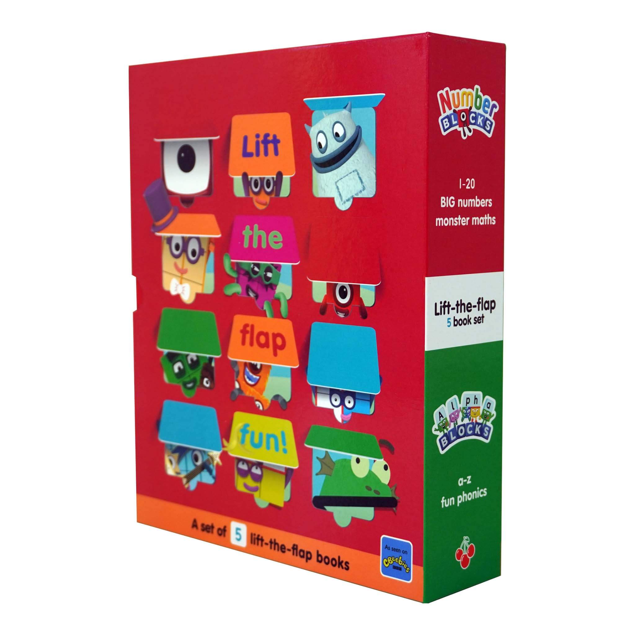 Numberblocks and Alphablocks Lift-the-Flap 5 Books Collection Set By Sweet Cherry Publishing - Ages 3 years and up - Board Book