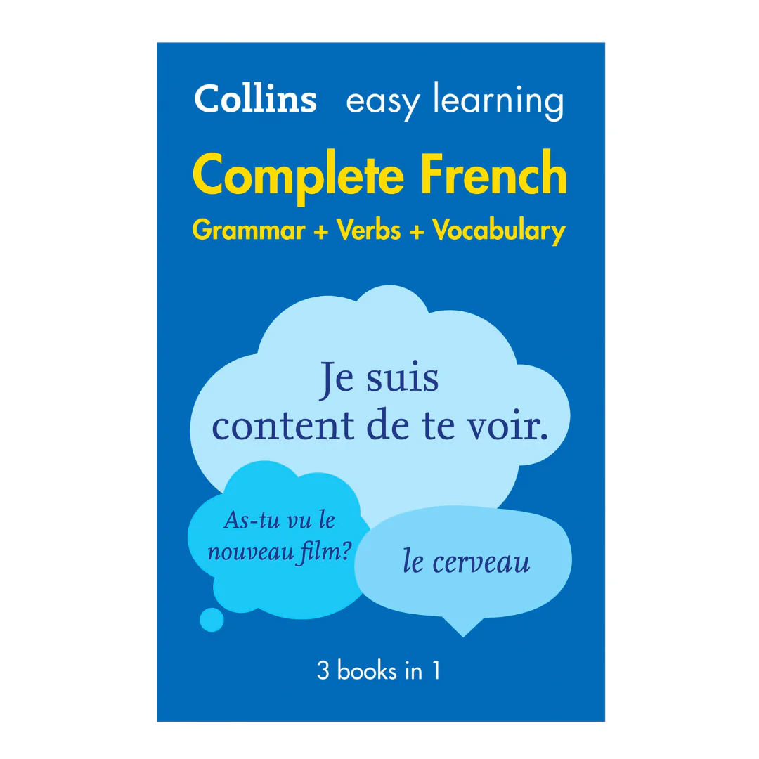 Easy Learning French Complete Grammar, Verbs And Vocabulary (3 Books In 1): Trusted Support For Learning (Collins Easy Learning)