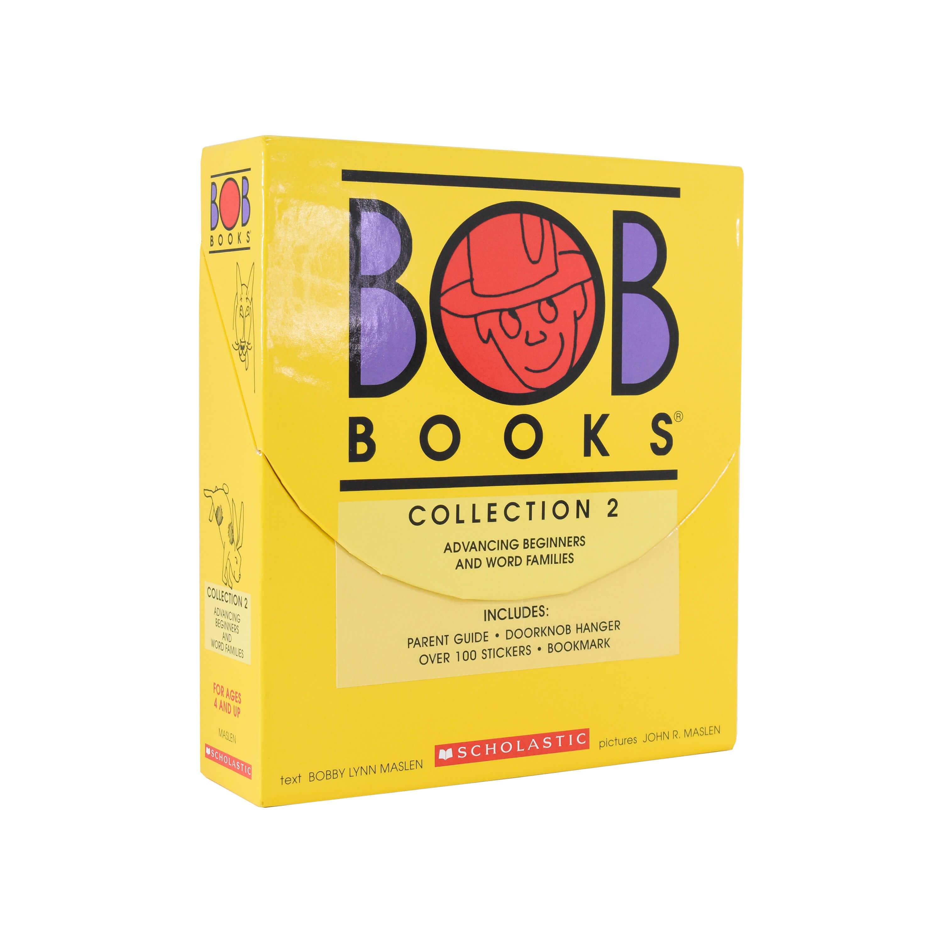 Bob Books Collection Box 2 Advancing Beginners and Word Families 16 Books - Paperback