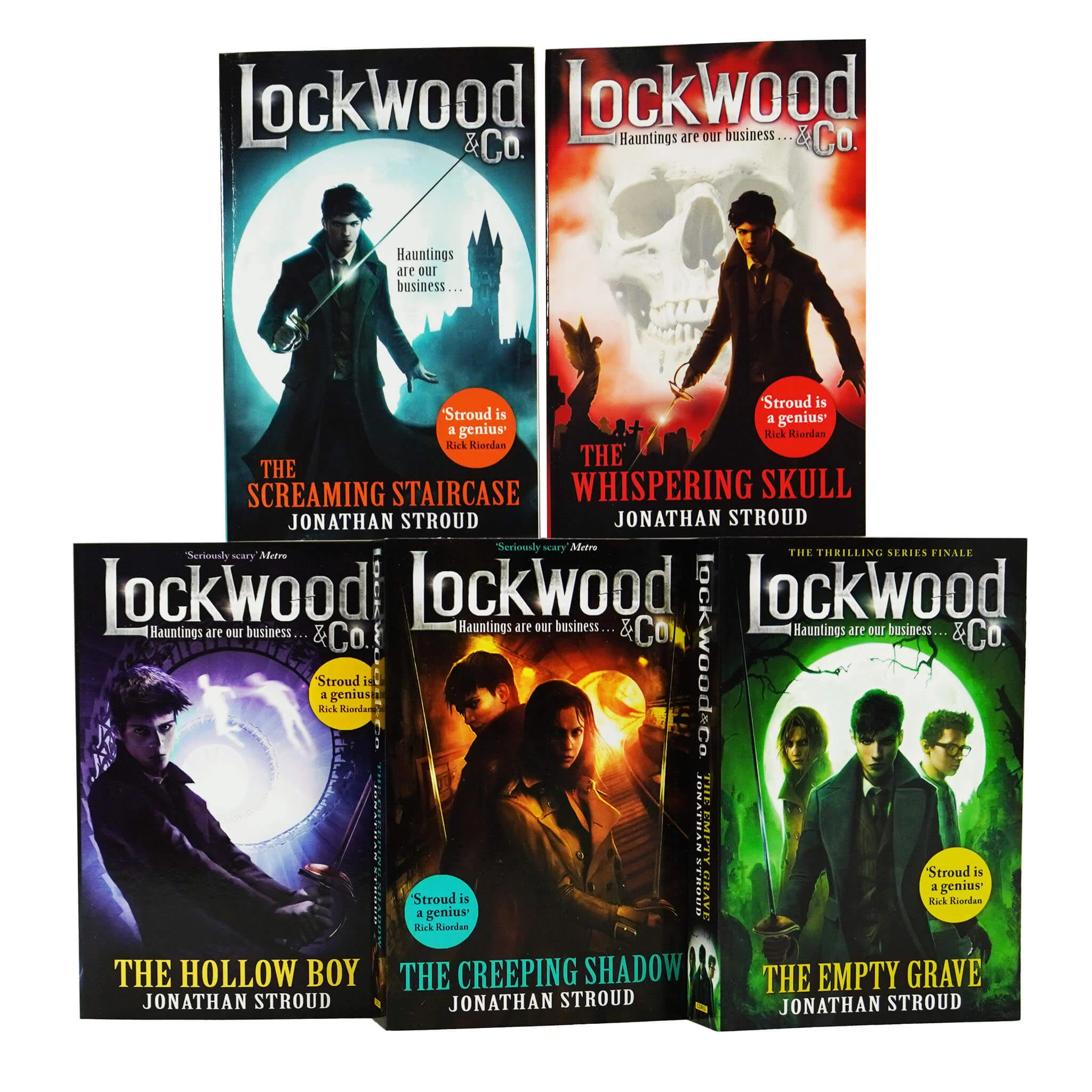 Lockwood & Co. by Jonathan Stroud Complete 5 Books Collection Set - Ages 9-11 - Paperback