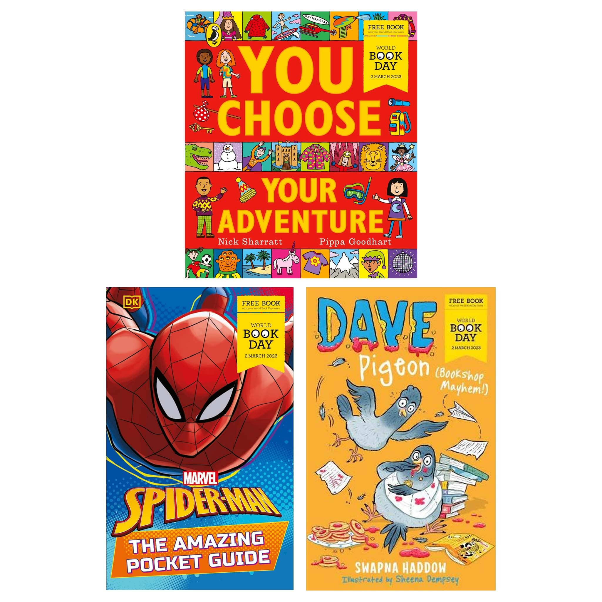 The World Book Day 2023 Childrens Collection of 3 Books Set - Ages 5-7 - Paperback