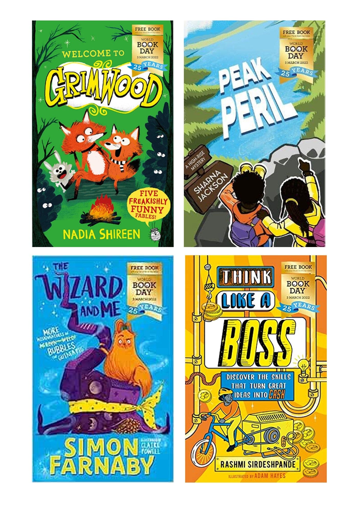 The World Book Day 2022 Childrens Collection of 4 Books Set - Ages 7-9 - Paperback