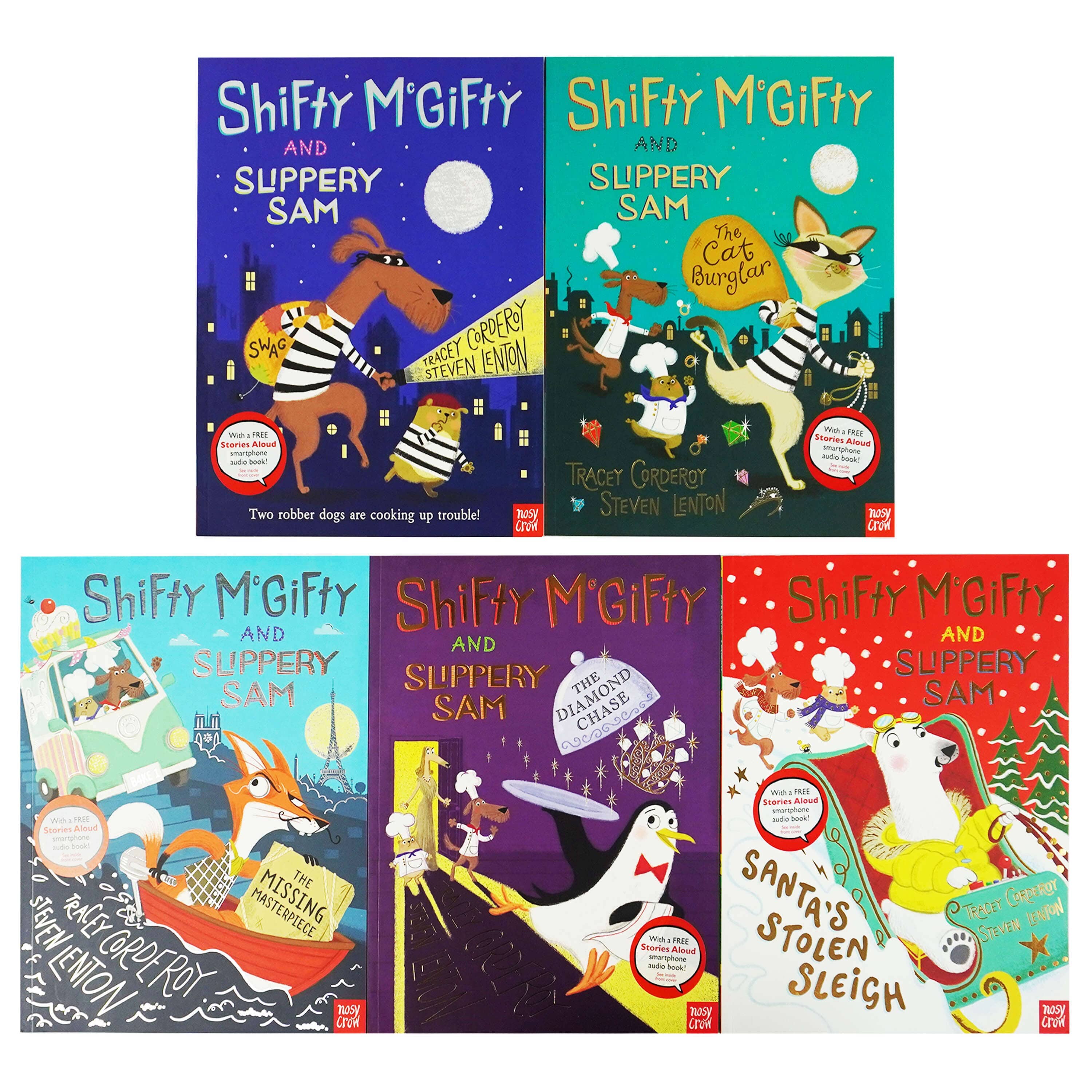 Shifty McGifty and Slippery Sam Series By Tracey Corderoy 9 Books Collection Set - Ages 3-7 - Paperback