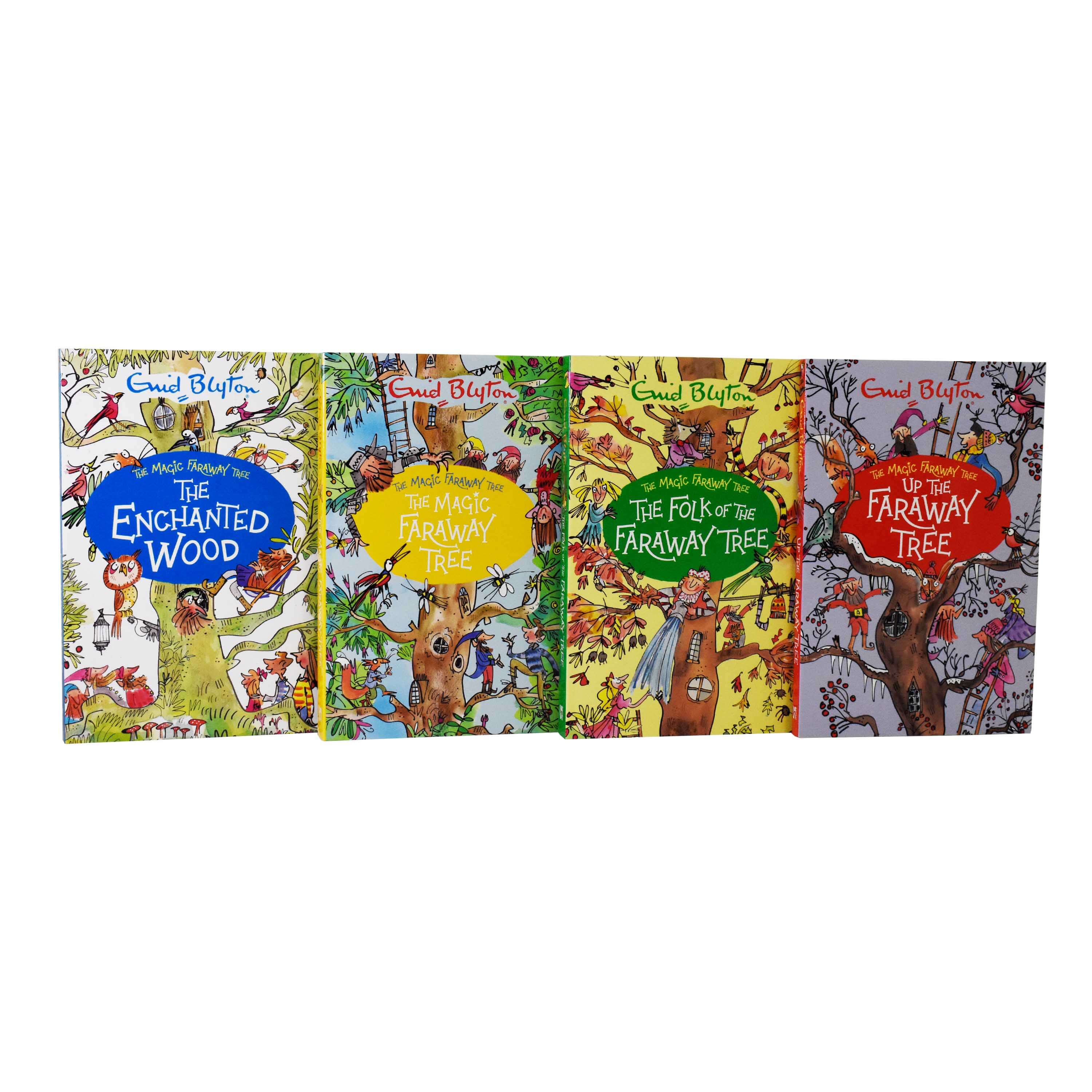 The Magic Faraway Tree by Enid Blyton: Complete Collection 4 Books Box Set - Ages 7+ - Paperback