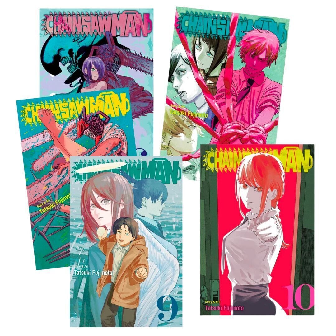 Chainsaw Man by Tatsuki Fujimoto: Vol. 6-10 Collection Set - Manga - Paperback