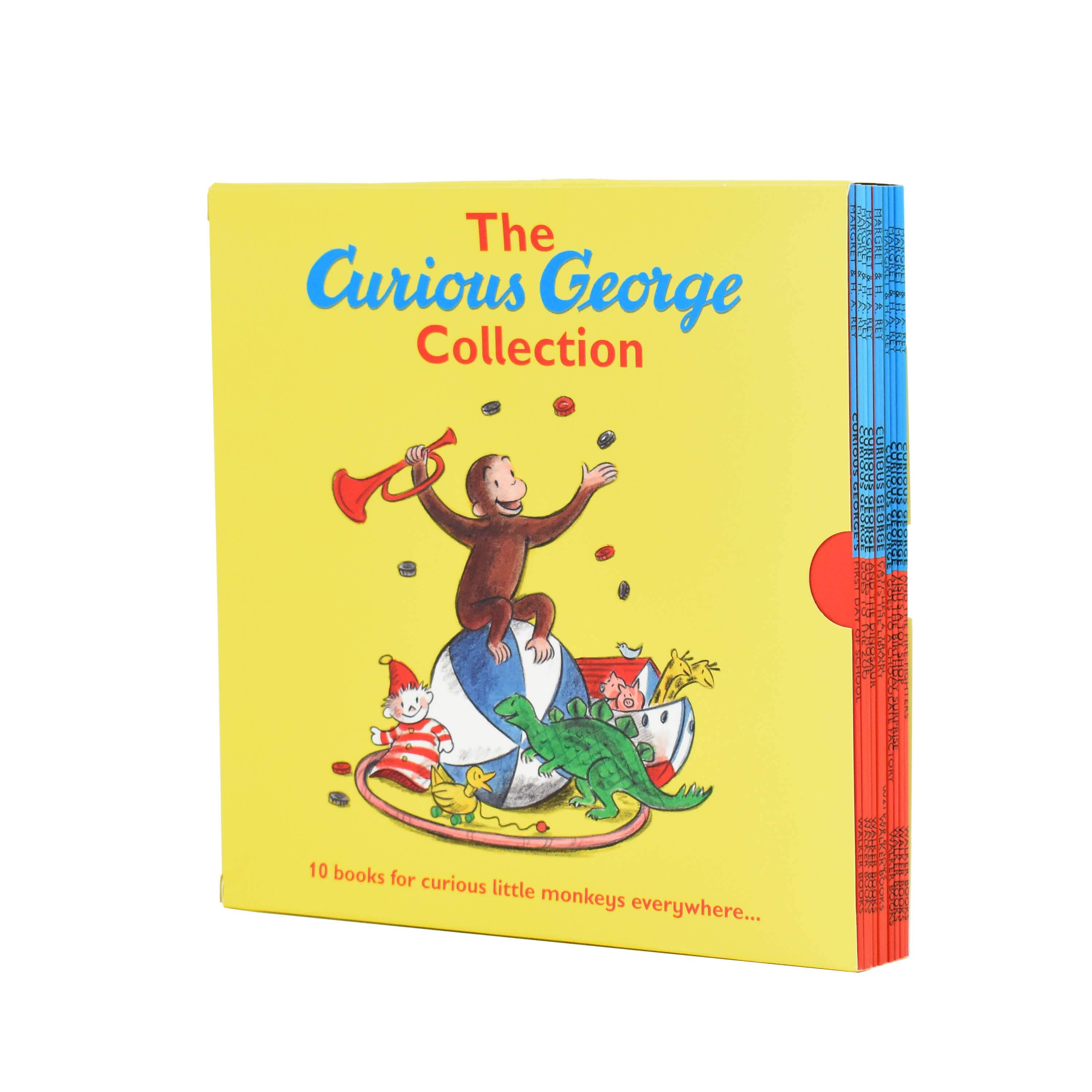 Curious George Collection 10 Picture Books Box Set - Ages 0-5 - Paperback