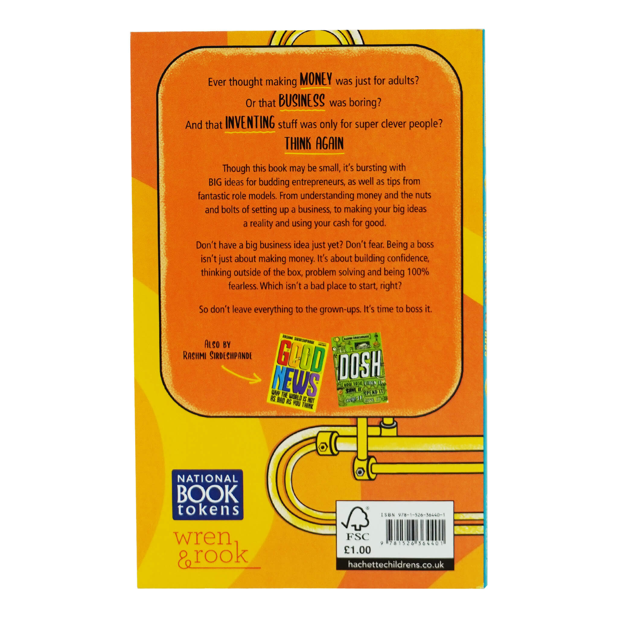 Think Like a Boss: World Book Day 2022 By Rashmi Sirdeshpande - Ages 7-9 - Paperback