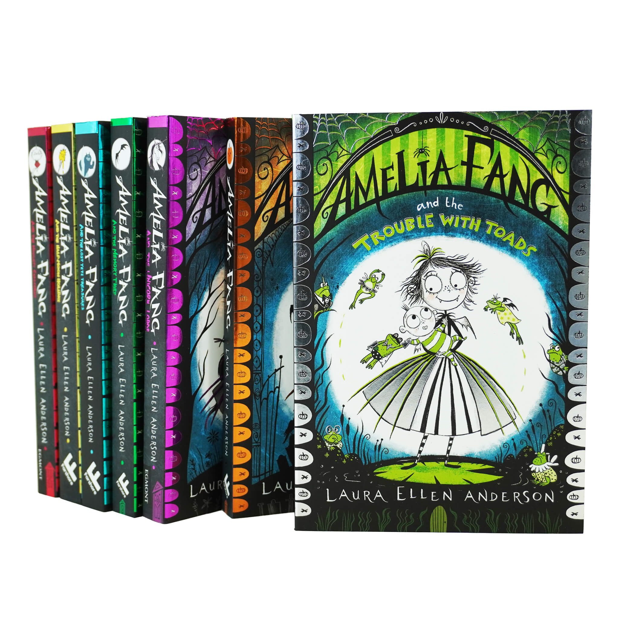 Amelia Fang Series 7 Books Collection Set by Laura Ellen Anderson - Ages 7-10 - Paperback