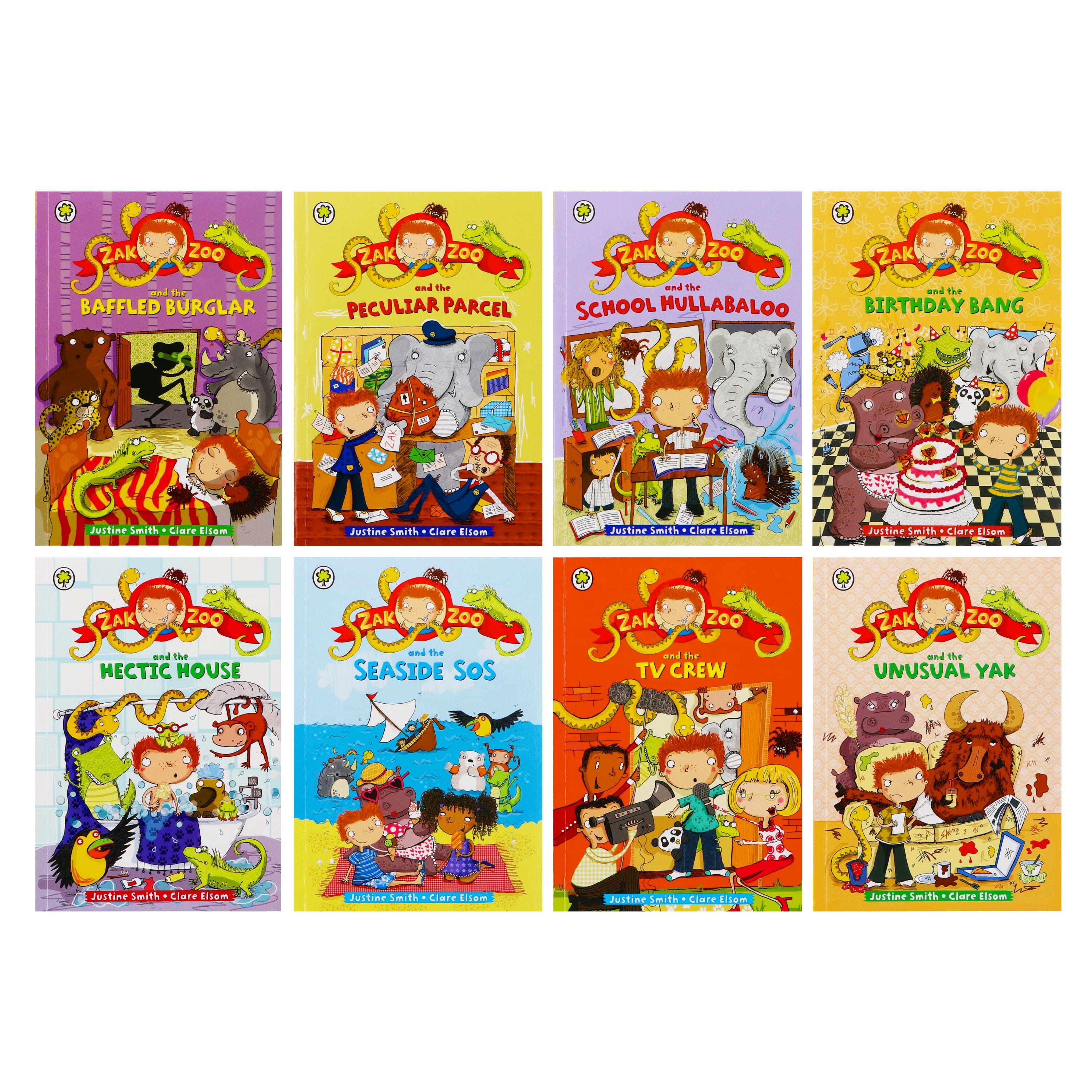 Zak Zoo Series By Justine Smith 8 Books Collection Set - Ages 6-11 - Paperback