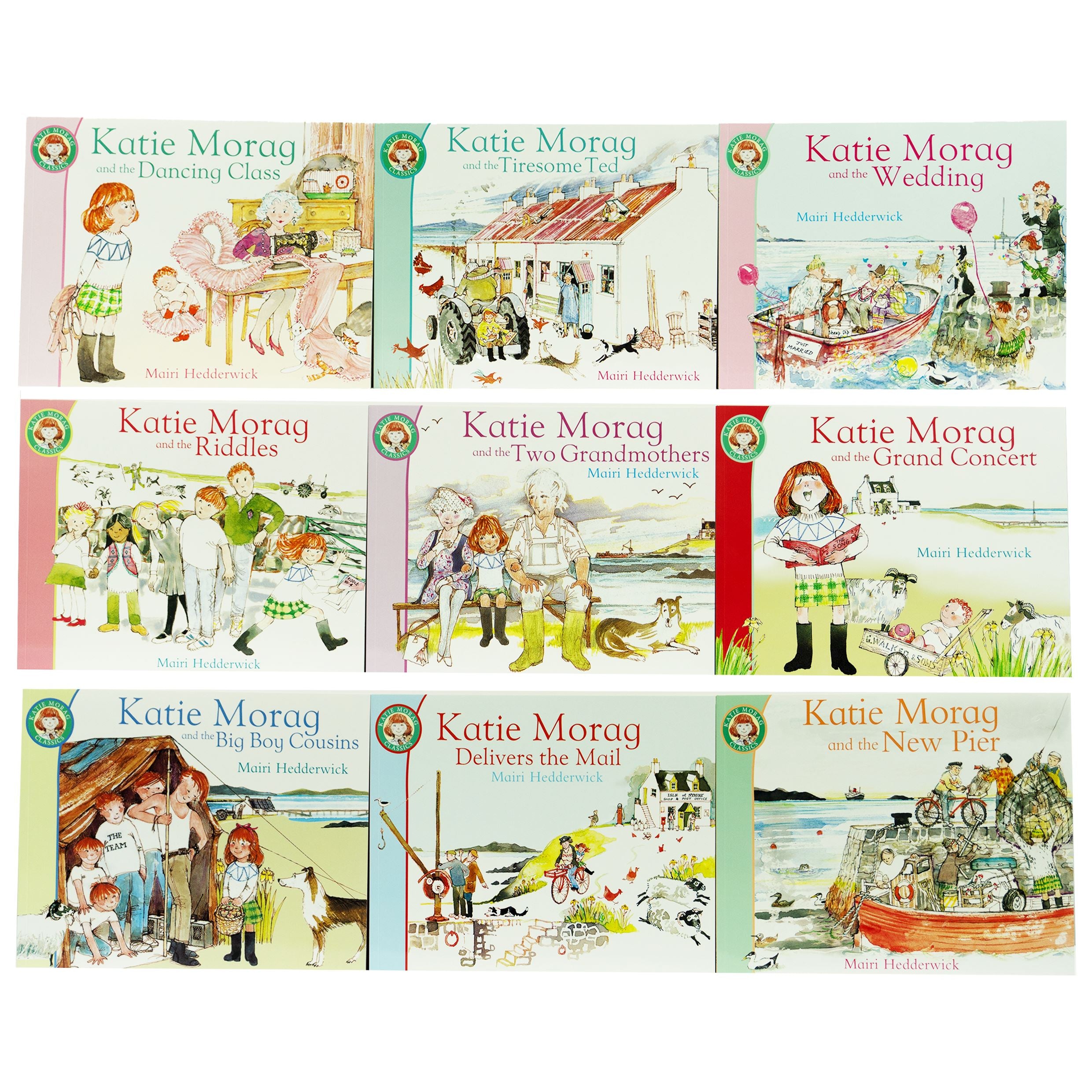 Katie Morag Series By Mairi Hedderwick: 9 Books Collection Set - Ages 5-7 - Paperback