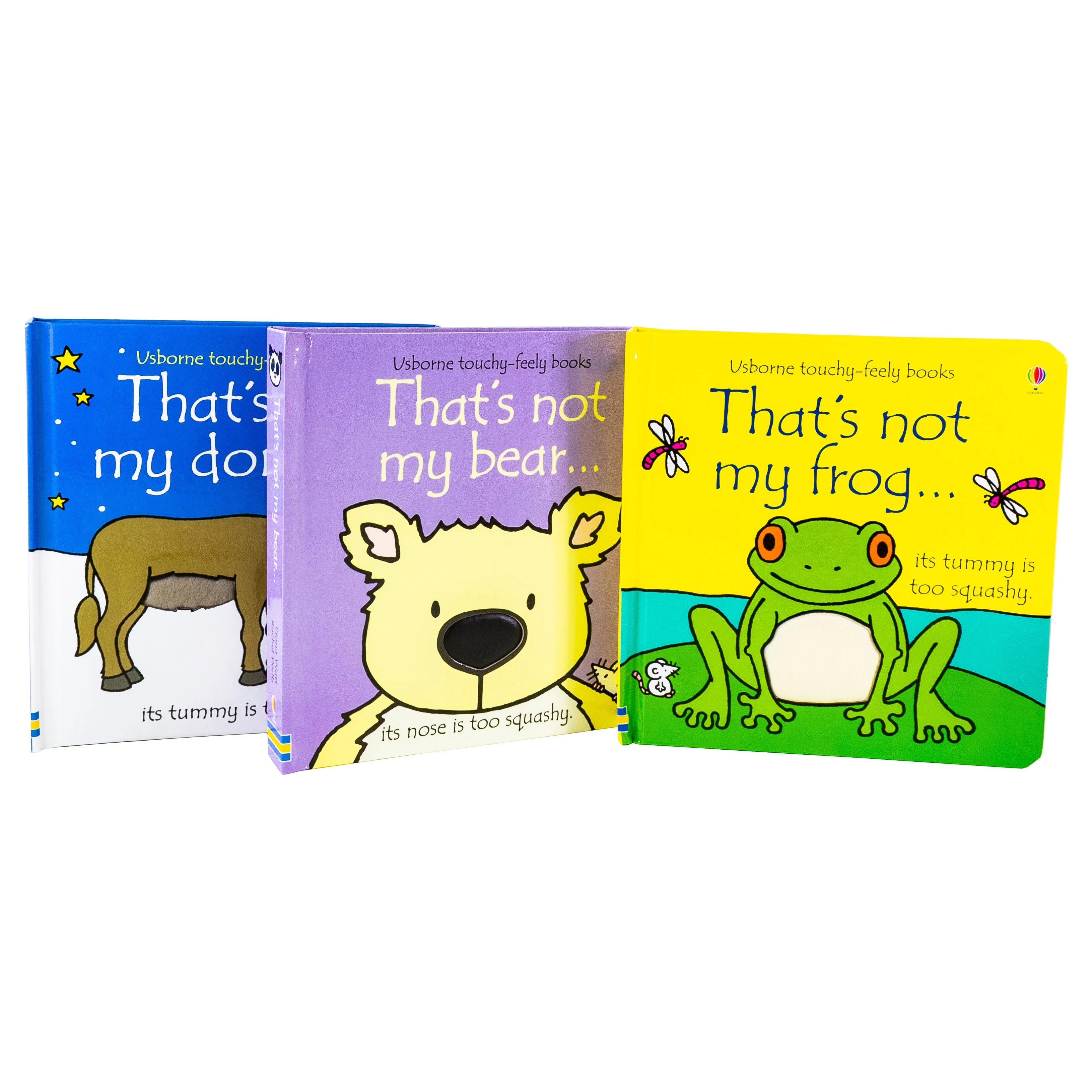 That's not my frog/bear/donkey... 3 Books Collection Set by Fiona Watt & Rachel Wells - Ages 0-5 - Board Book