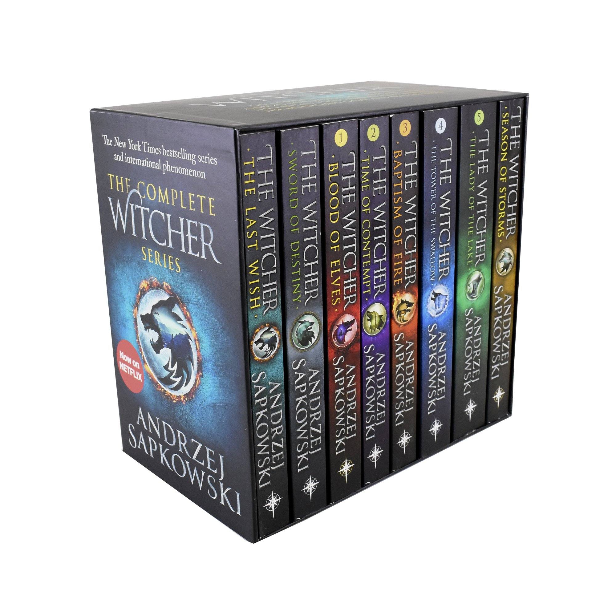The Witcher Complete Series By Andrzej Sapkowski 8 Books Box Set Collection - Fiction - Paperback