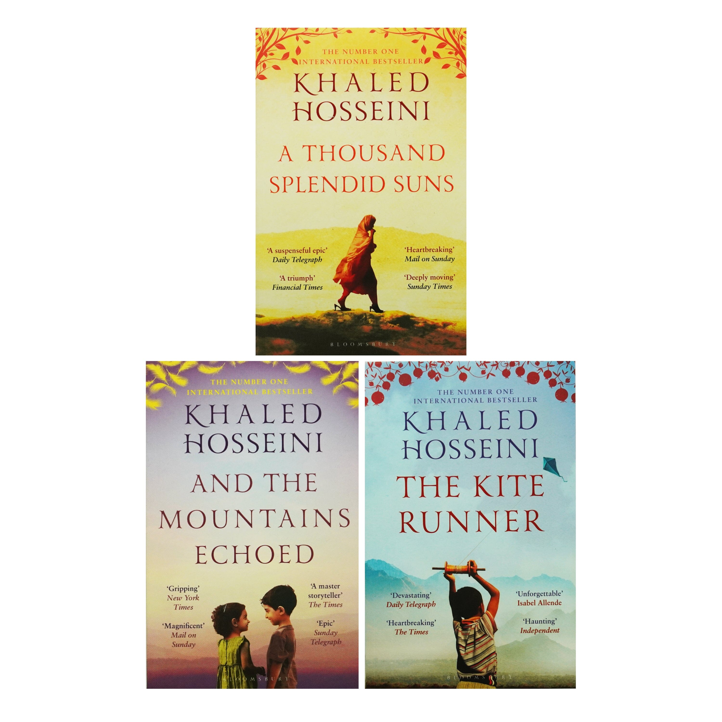 The Kite Runner by Khaled Hosseini 3 Books Collection Set - Fiction - Paperback