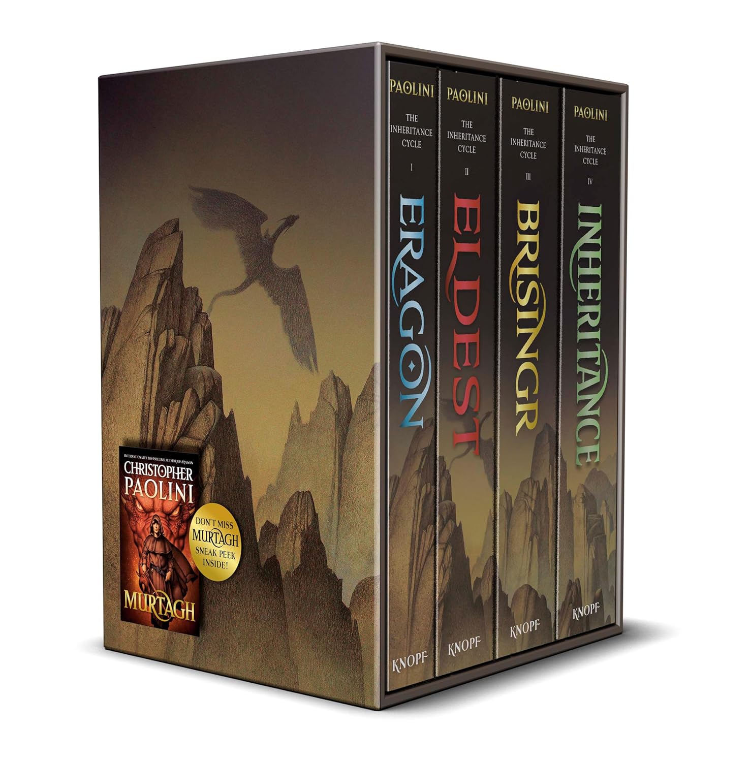 The Inheritance Cycle 4-Book Trade Paperback Boxed Set: Eragon; Eldest; Brisingr; Inheritance Paperback – Box set