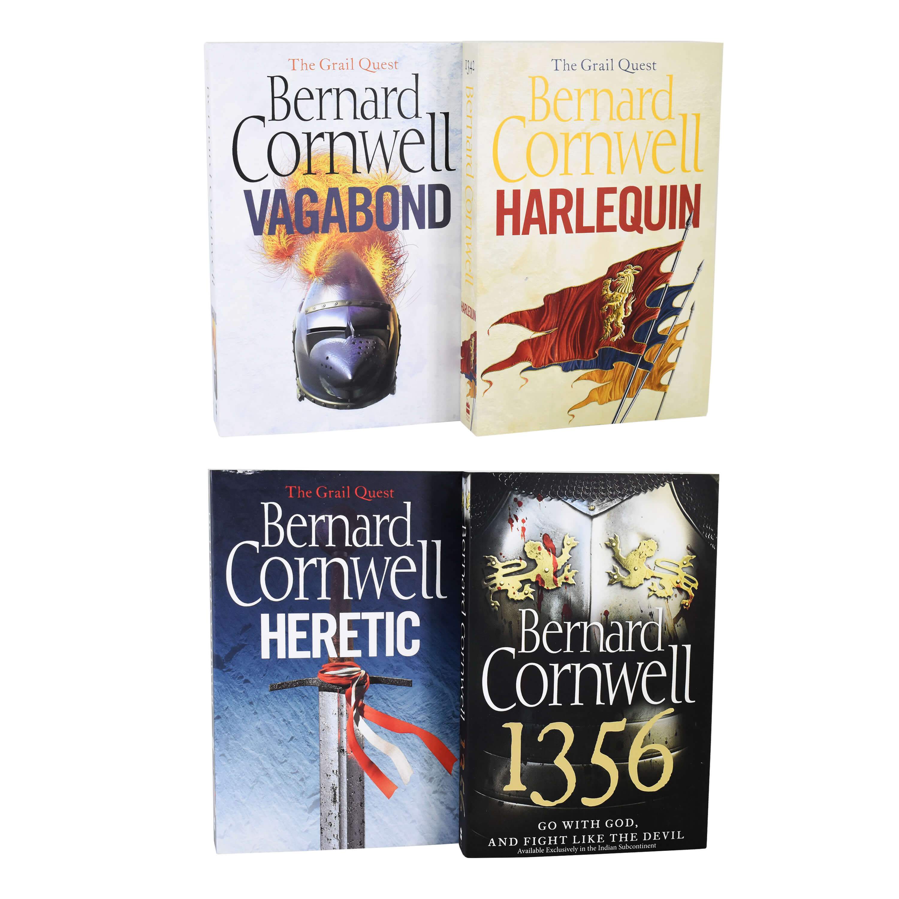 The Grail Quest Series by Bernard Cornwell 4 Books Collection Set - Fiction - Paperback
