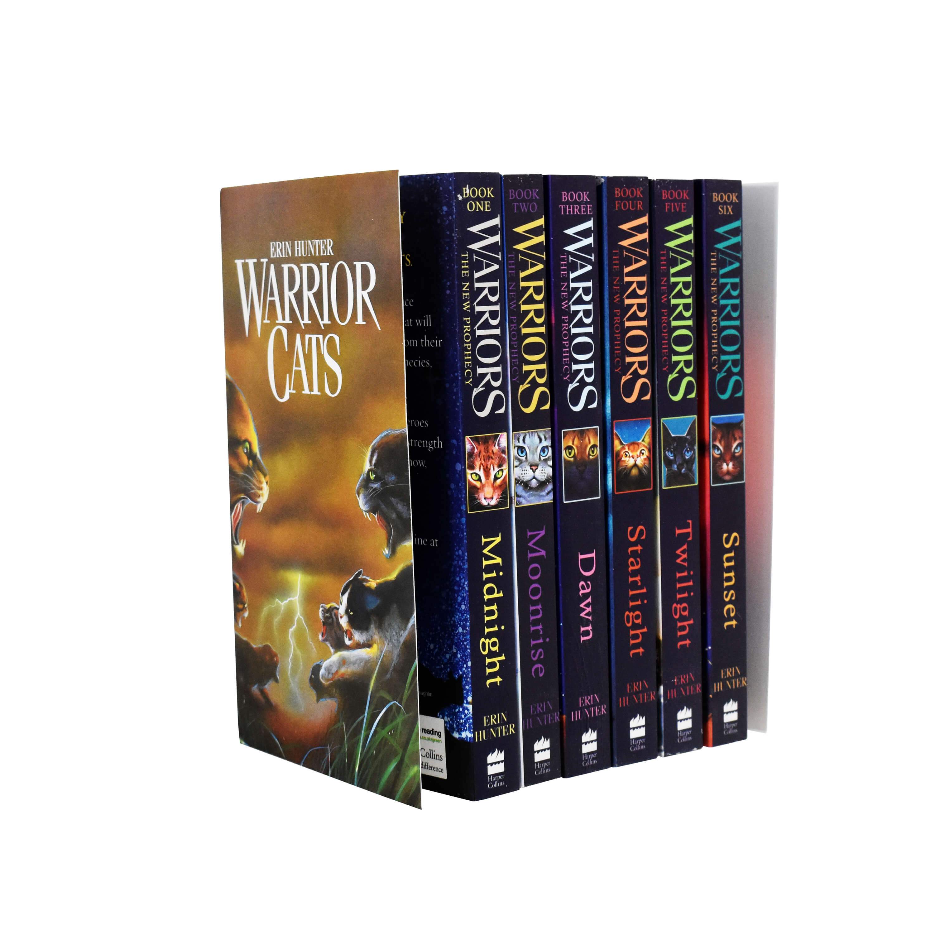 Warrior Cats by Erin Hunter: Series 2 The New Prophecy 6 Books Collection Set - Ages 8-12 - Paperback