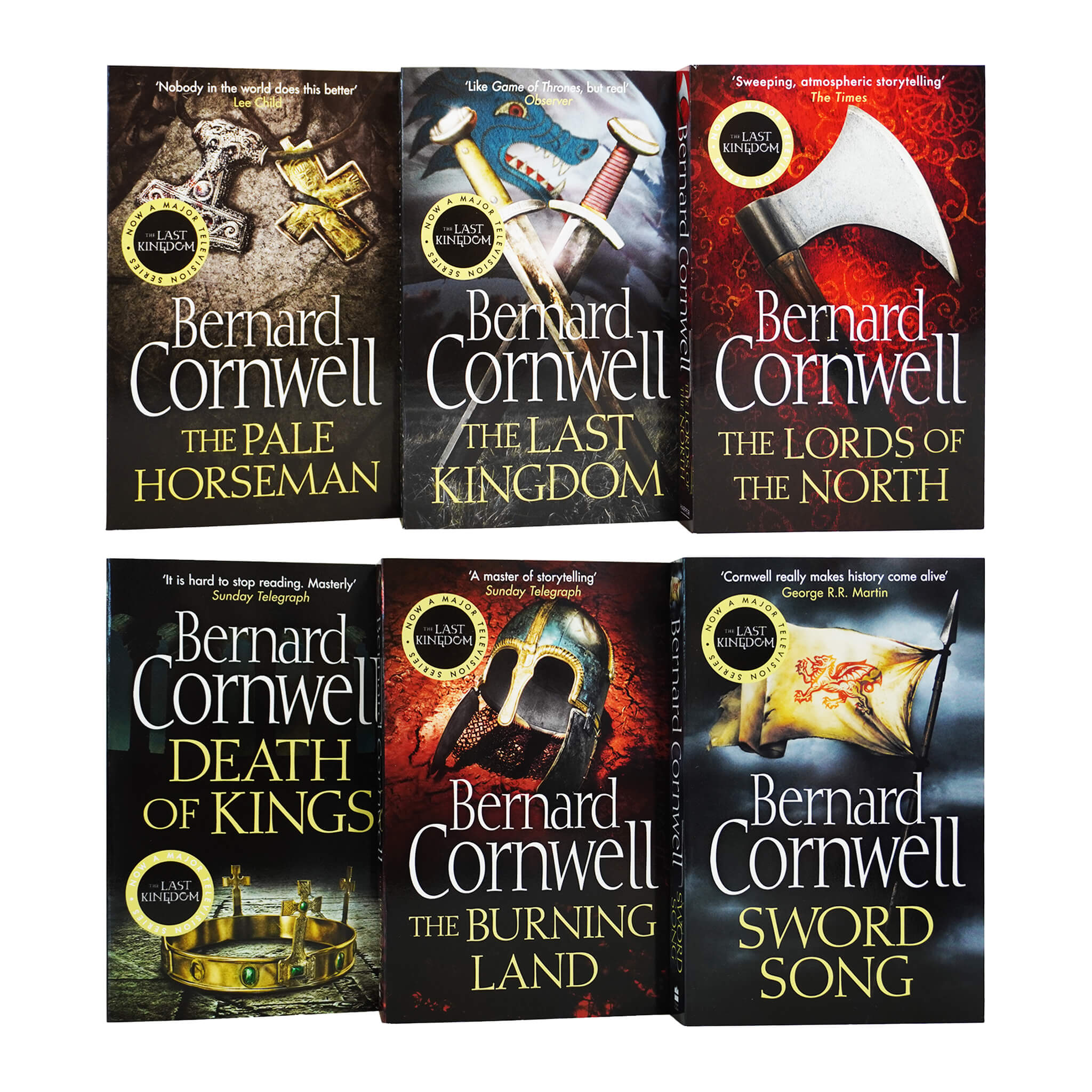 The Last Kingdom by Bernard Cornwell: Books 1-6 Collection 6 Book Set - Fiction - Paperback