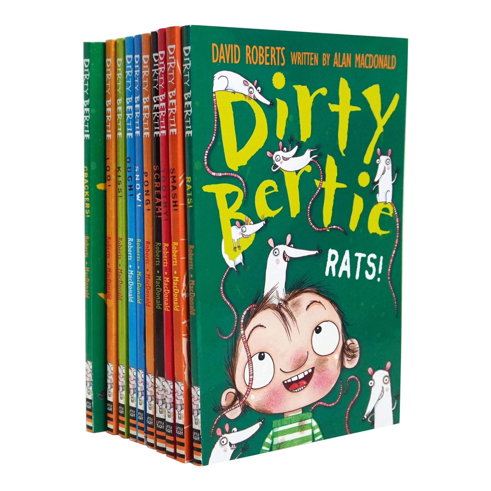 Dirty Bertie Series 2 Collection 10 Books Set (Book 11-20) by Alan MacDonald - Age 5 years and up - Paperback
