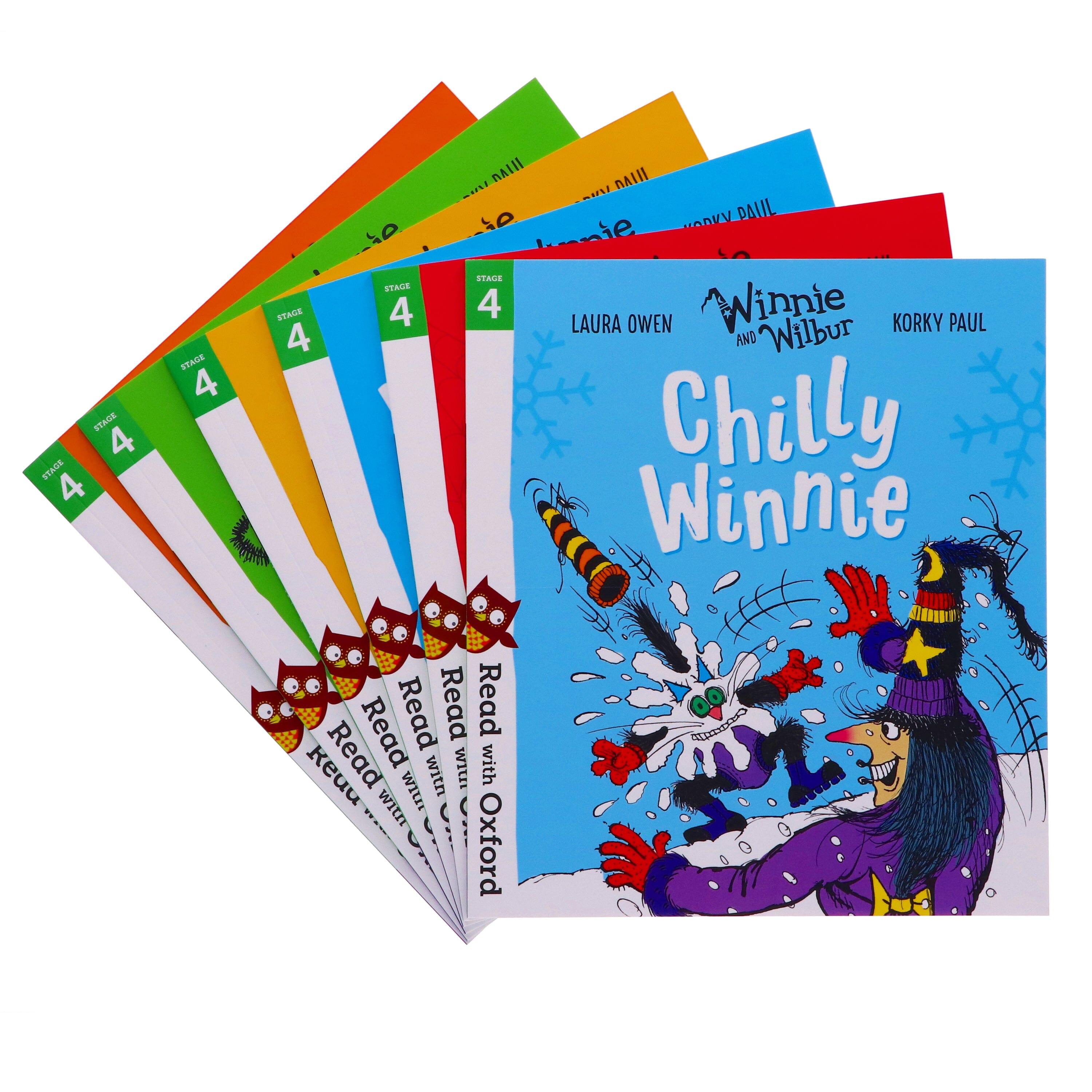Read With Oxford: Winnie and Wilbur 6 Books Collection Set Level Stage 4 - Age 5 - 6 - Paperback