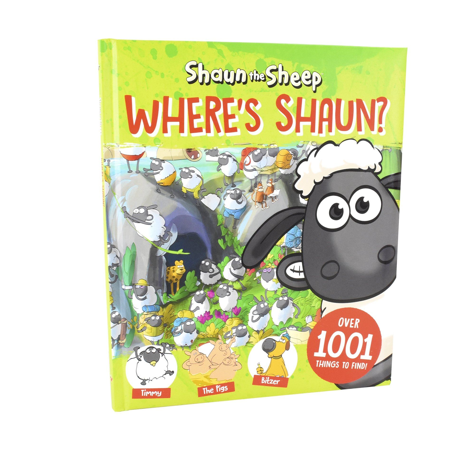 Where's Shaun? (An Official Shaun the Sheep Search-and-Find Book) By Sweet Cherry Publishing - Ages 6-8 - Hardback