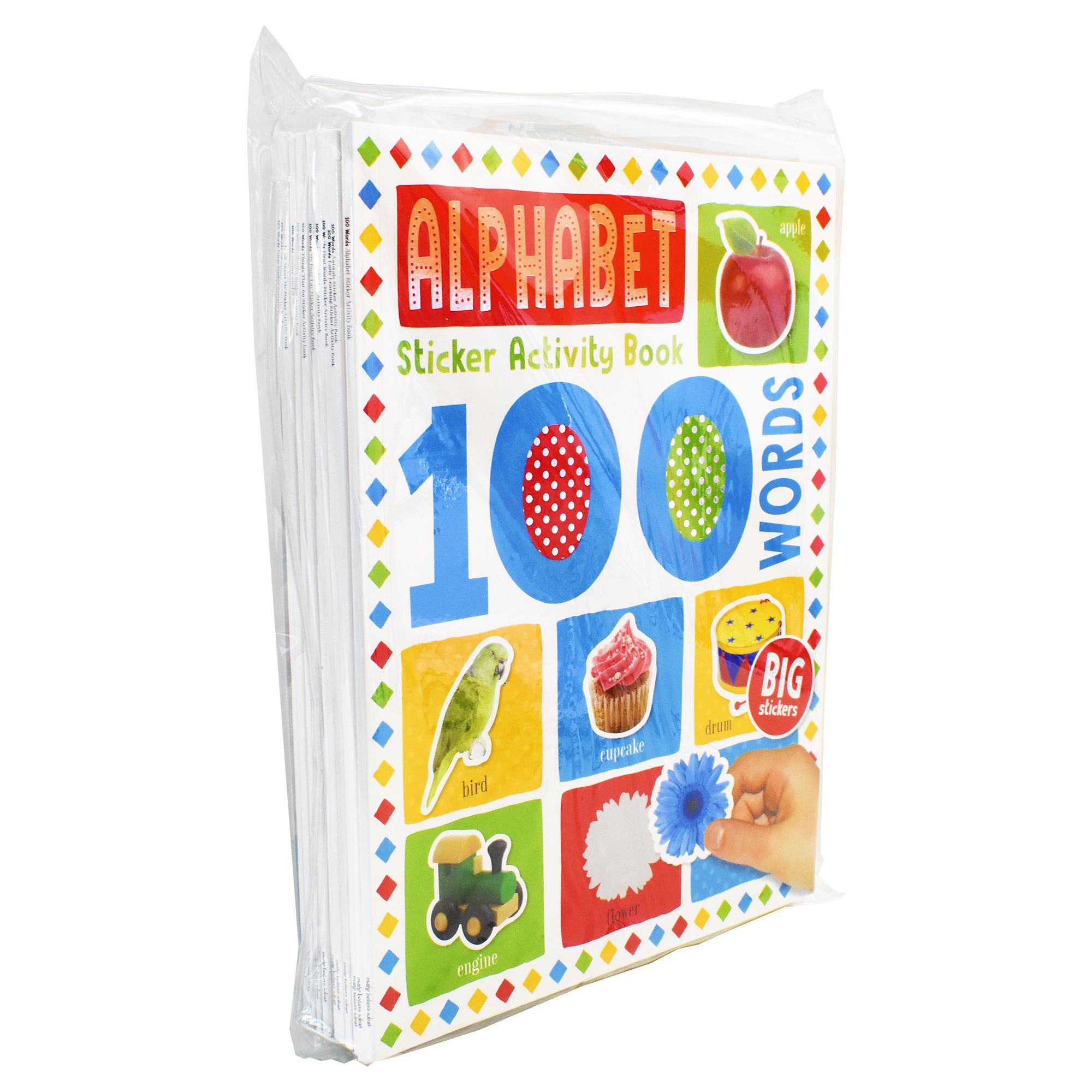 My First 100 Words Home Learning Sticker Activity 10 Books Set - Ages 3+ - Paperback