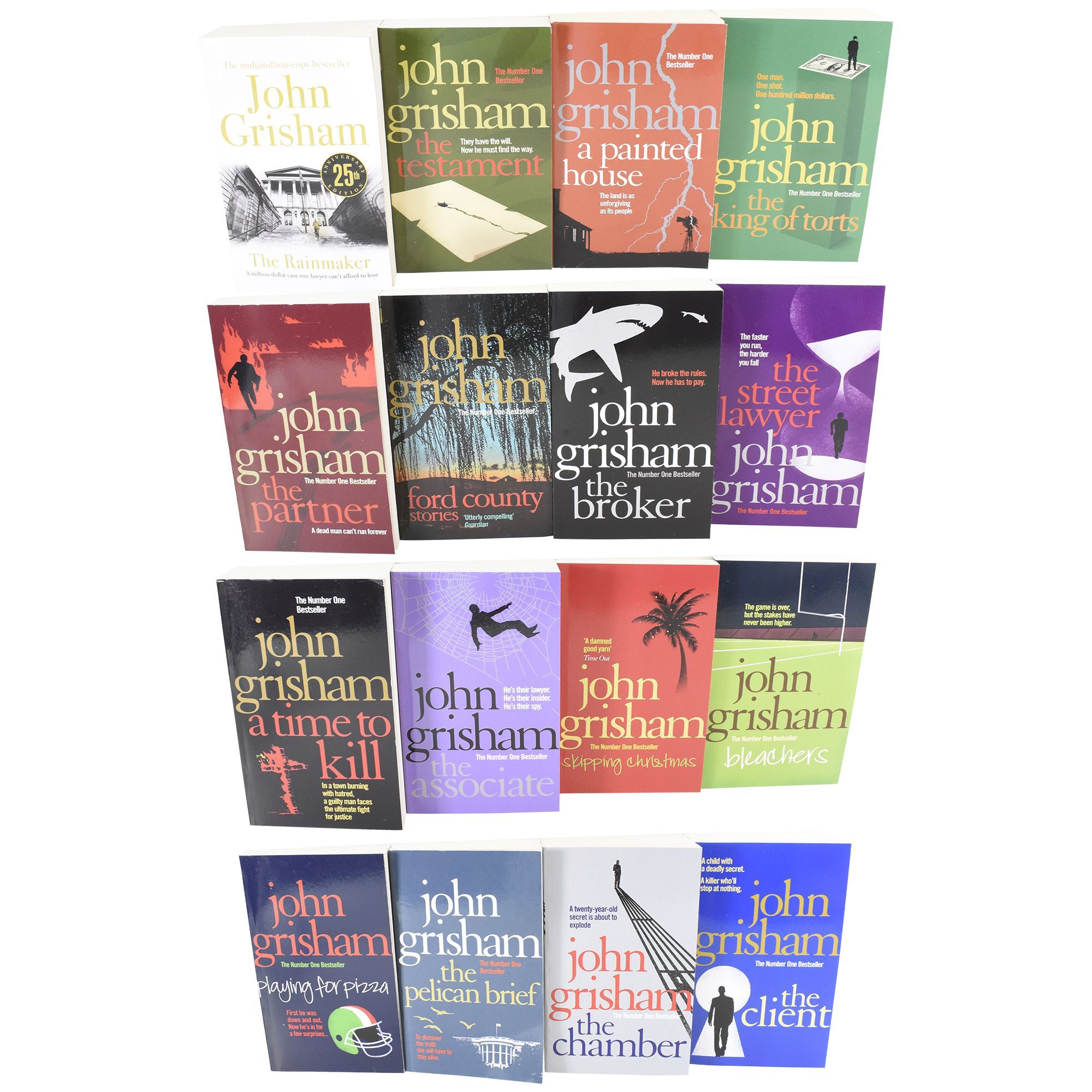 John Grisham Collection 16 Books Set - Adult - Paperback