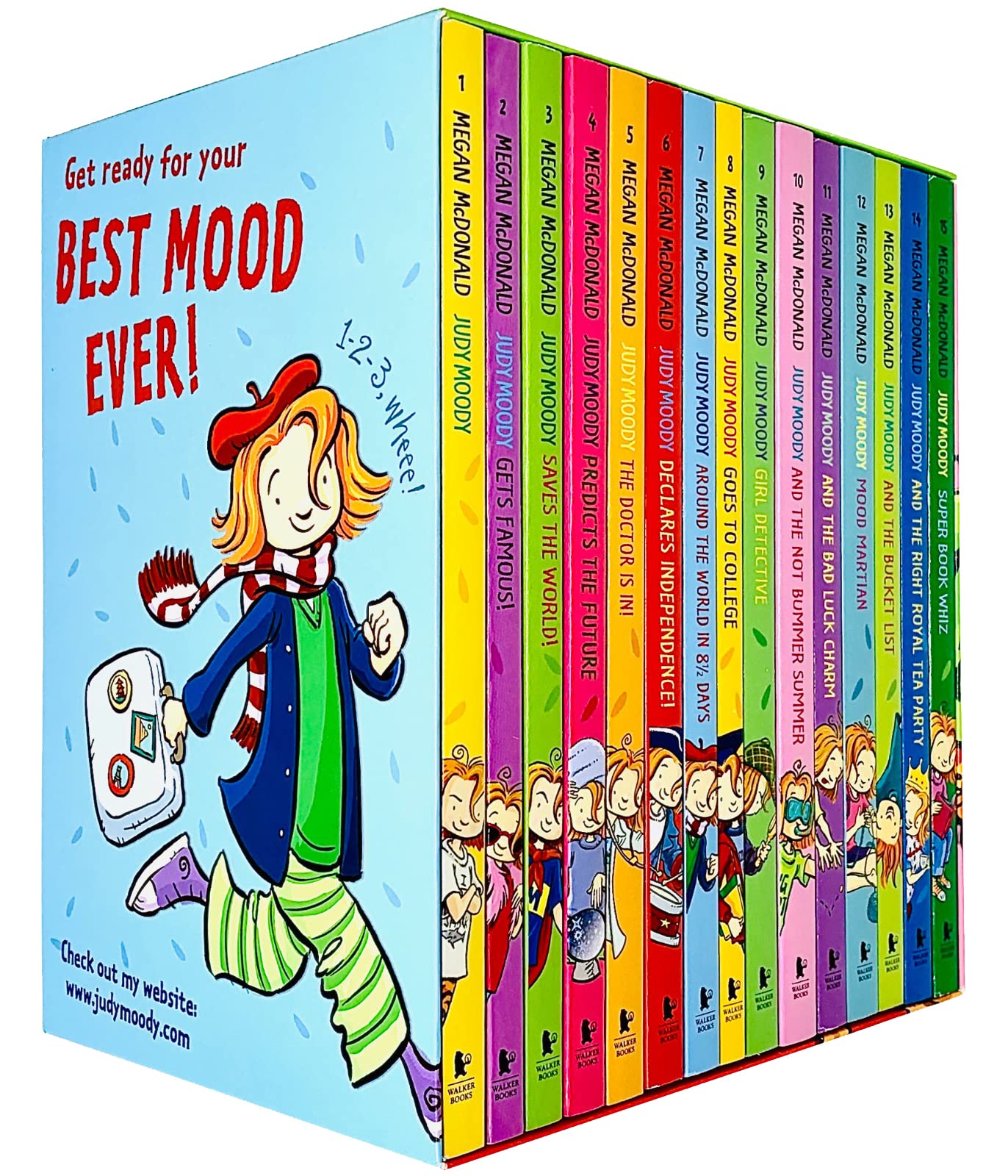 Judy Moody by Megan McDonald: Books 1-15 Box Set Collection - Ages 6-12 - Paperback